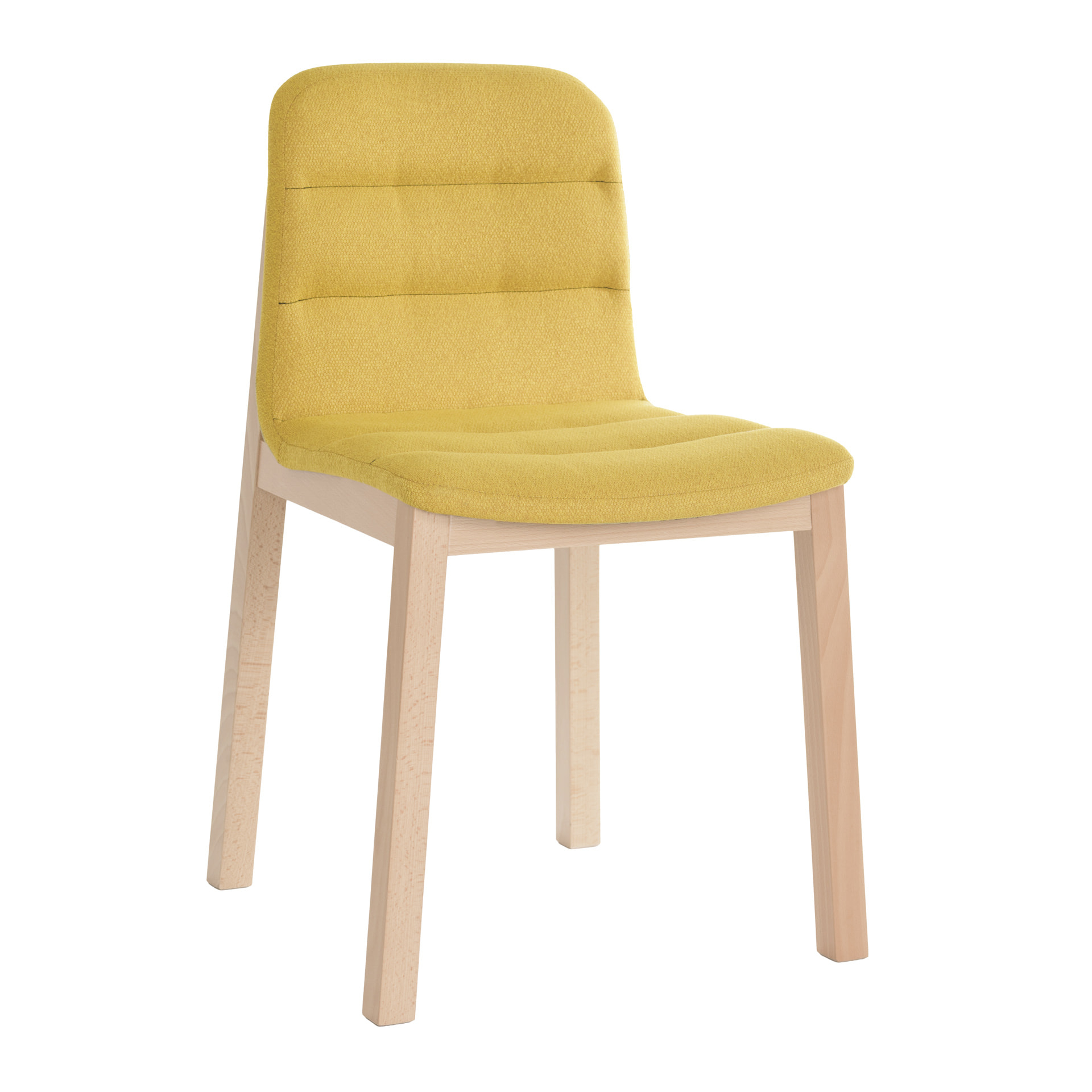 Upholstered wooden chair