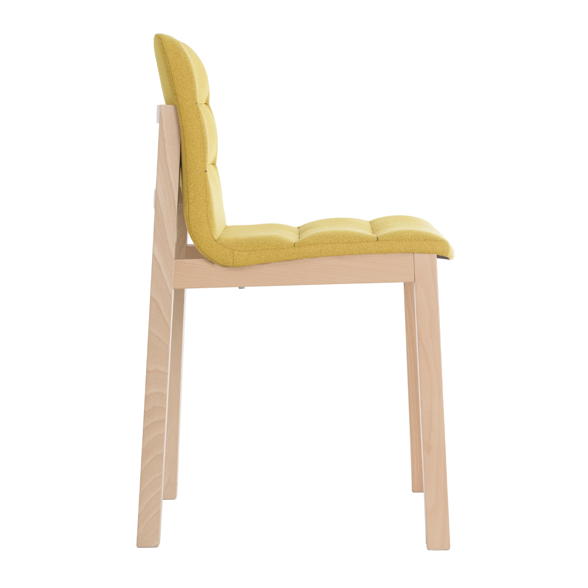 Upholstered wooden chair A-Bell