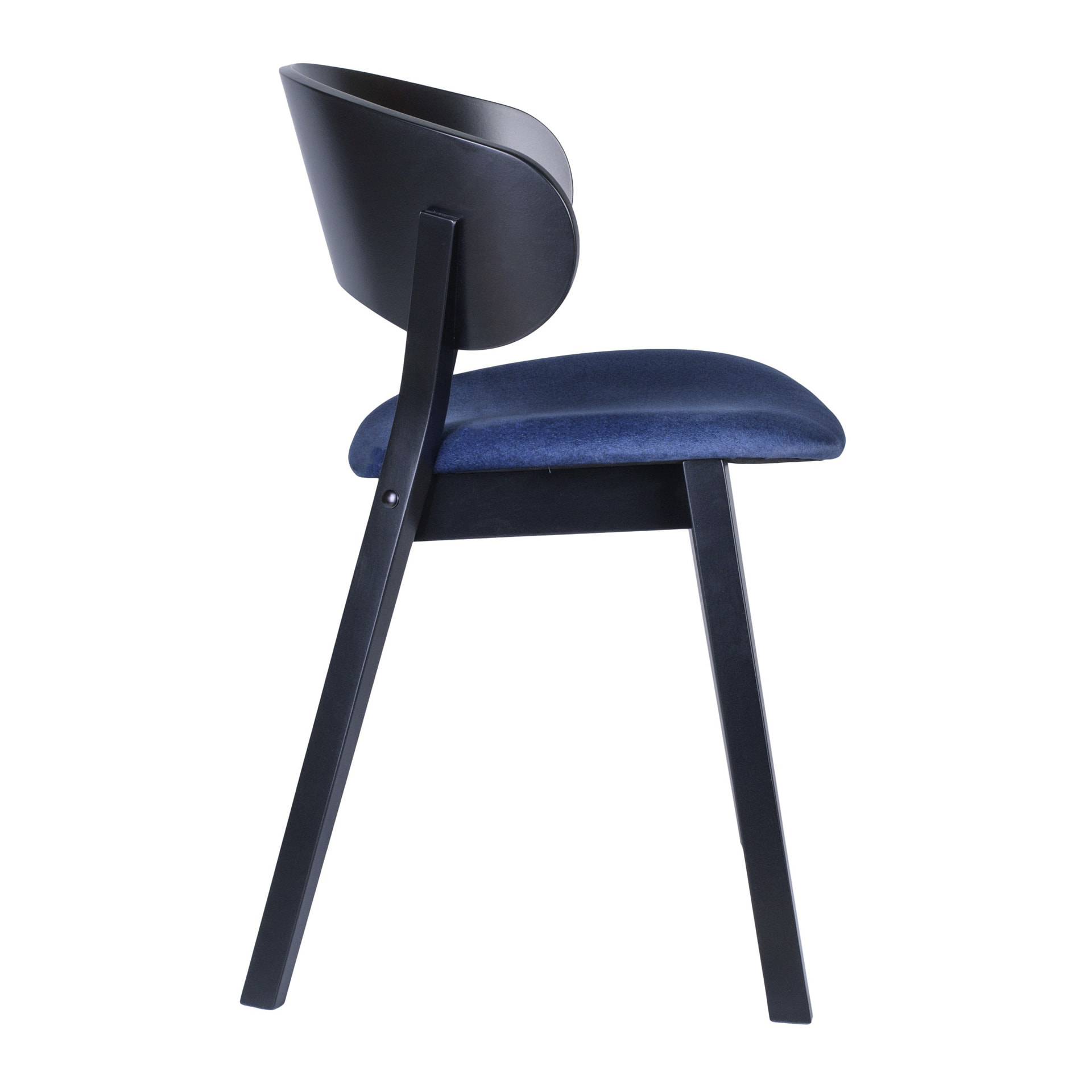Wooden chair with solid or upholstered seat A-Doma