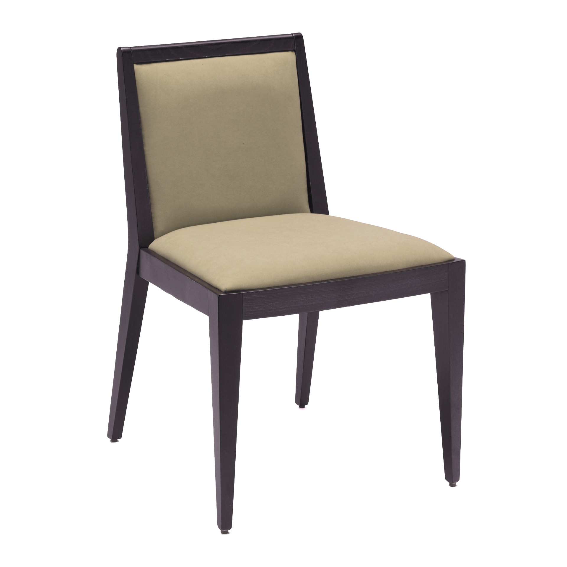 Upholstered wooden chair