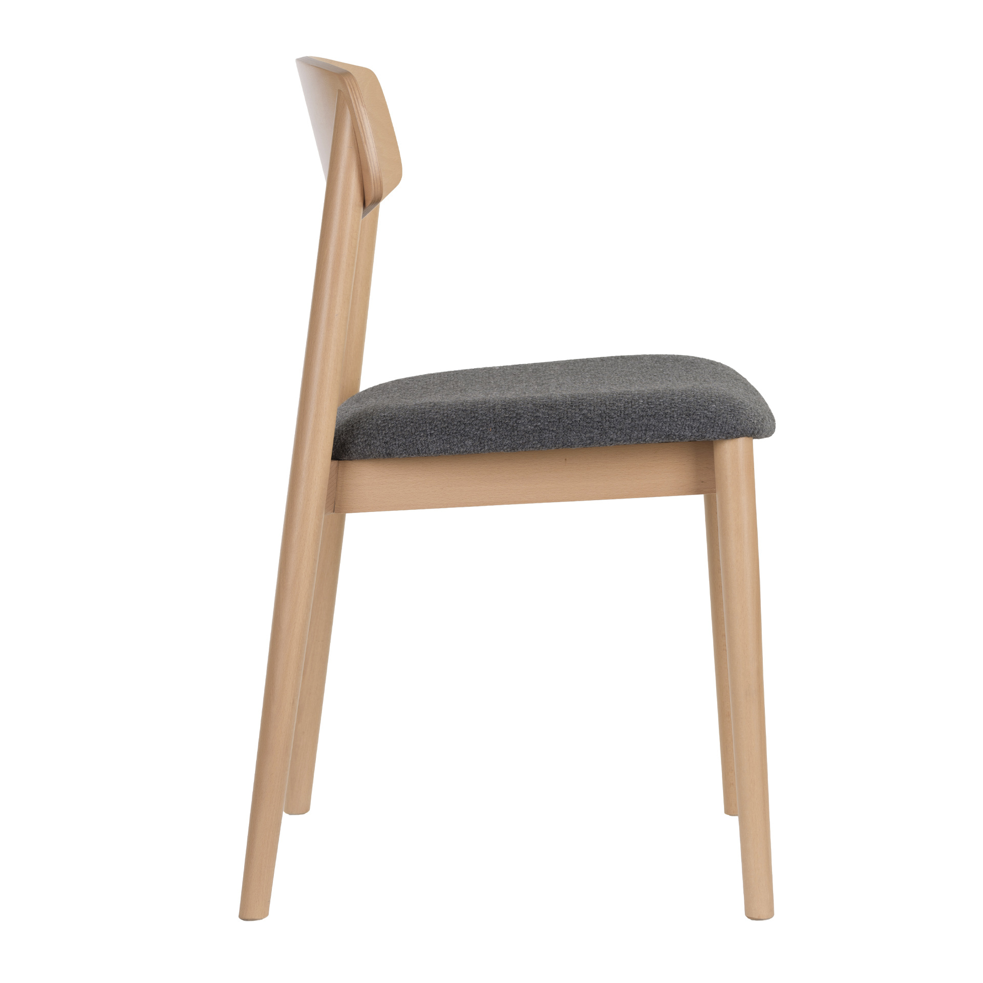 Wooden chair with solid or upholstered seat A-Norr
