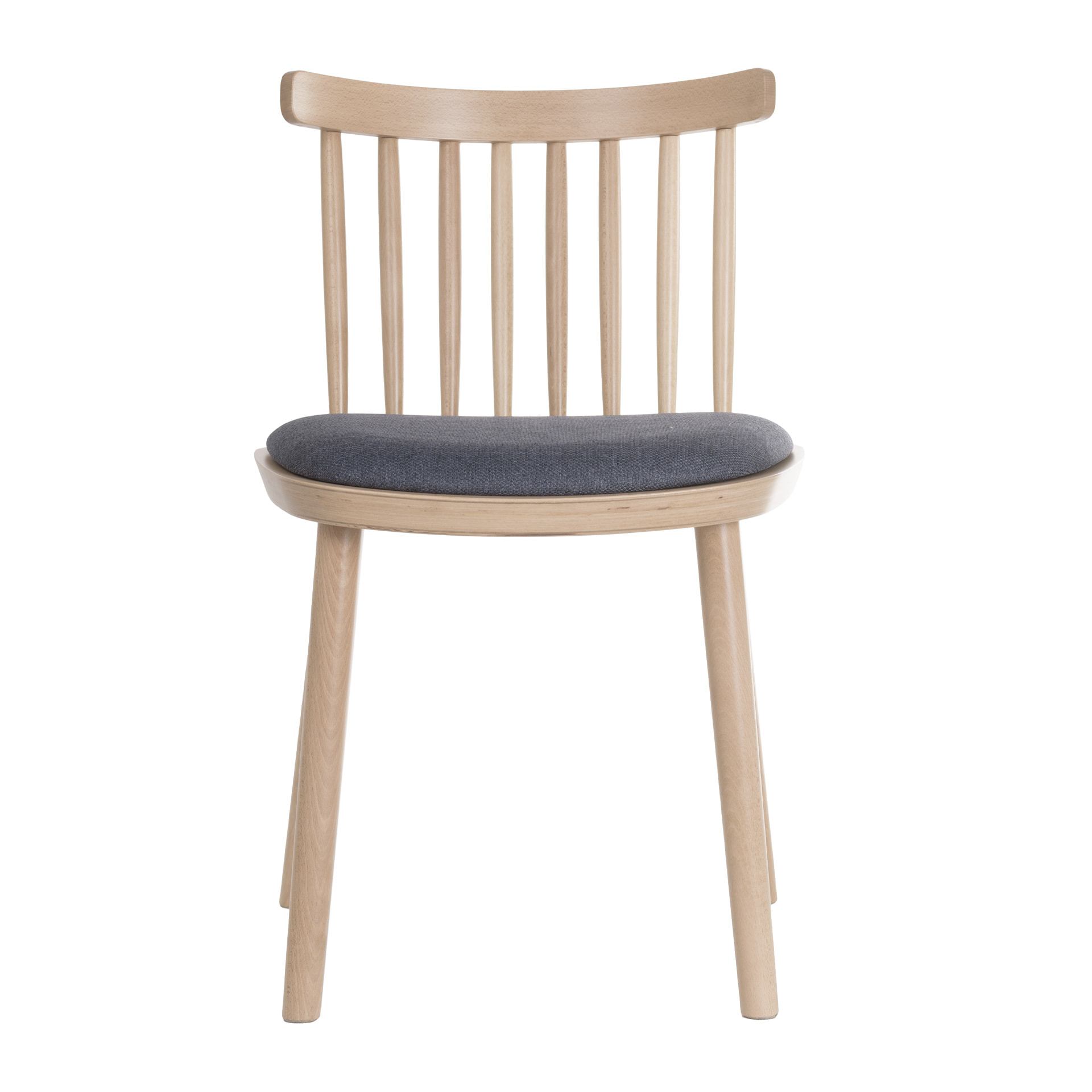 Vertical slat back wooden chair A-Pala
