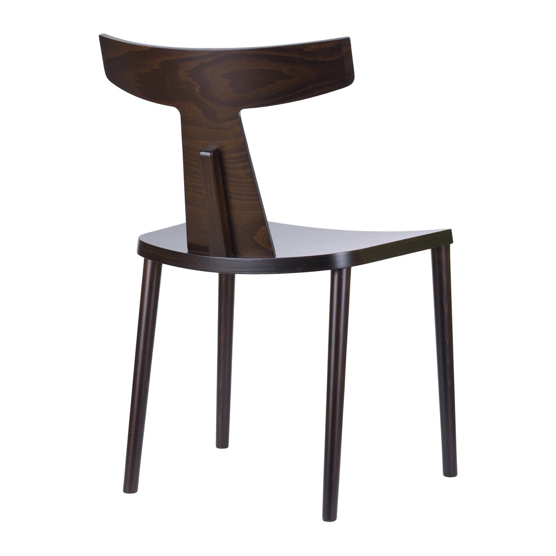 Silla de madera con asiento macizo o acolchado A-Tirol
