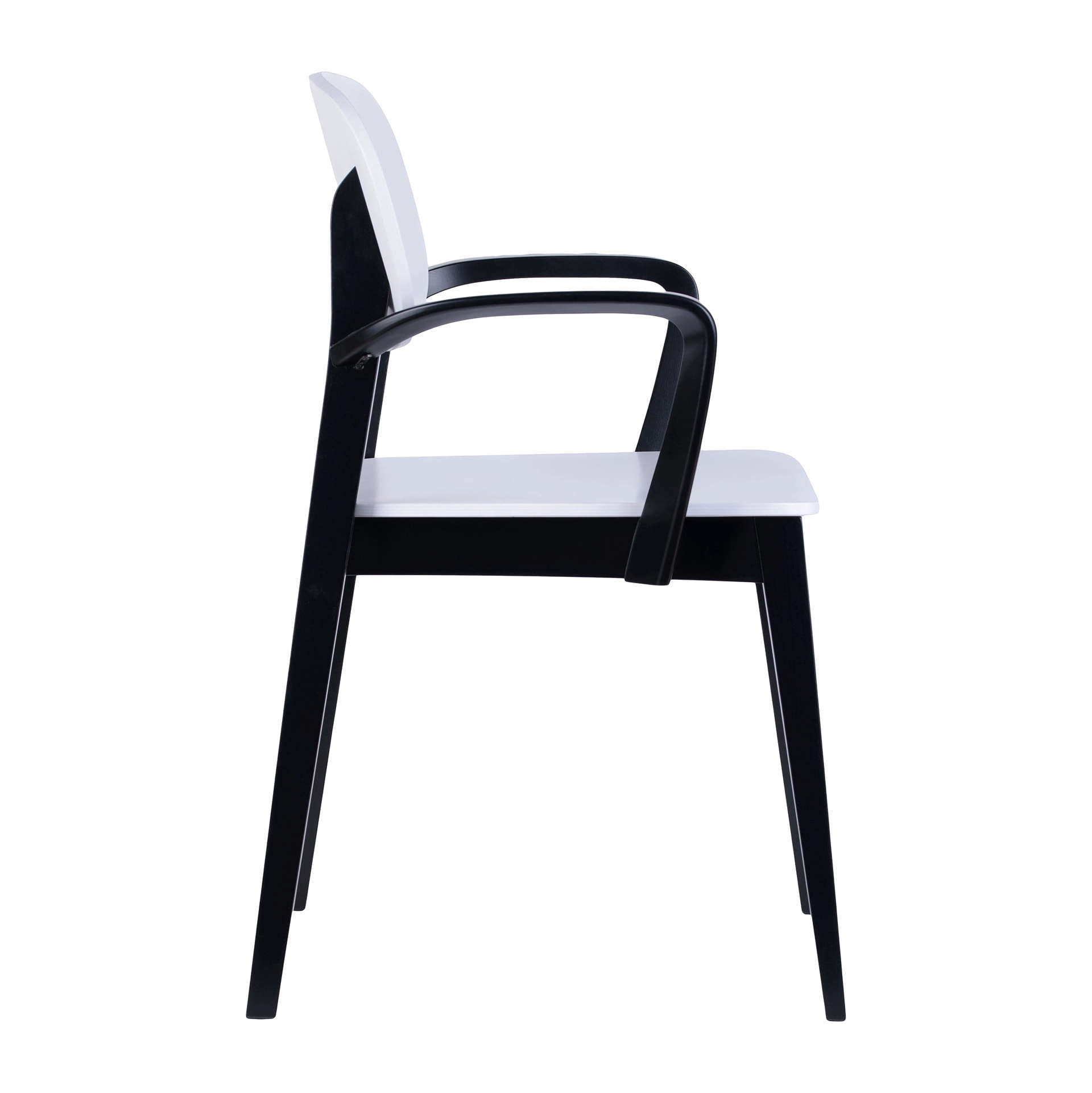Wooden armchair with solid or upholstered seat B-Allegra