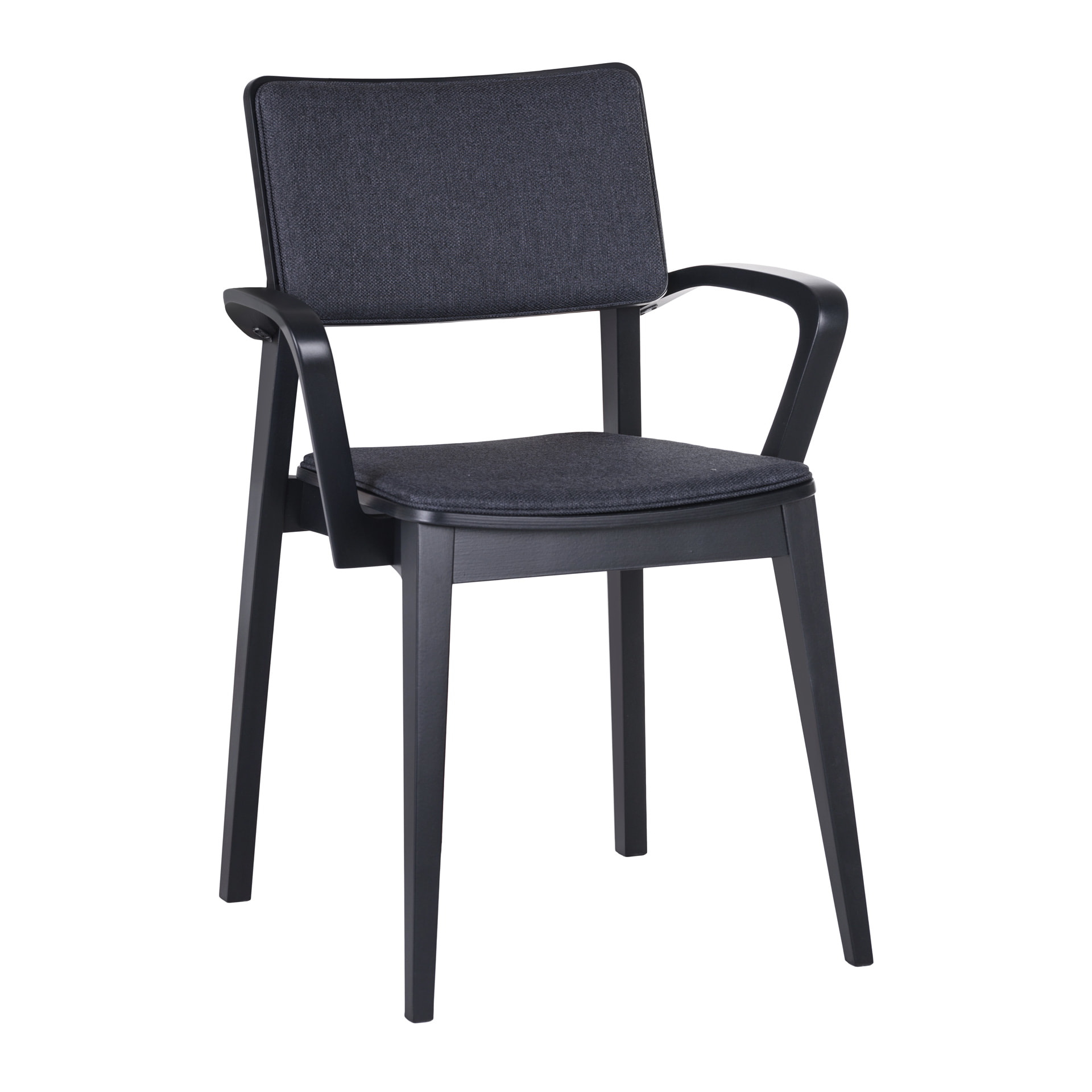 Sillon de madera tapizada