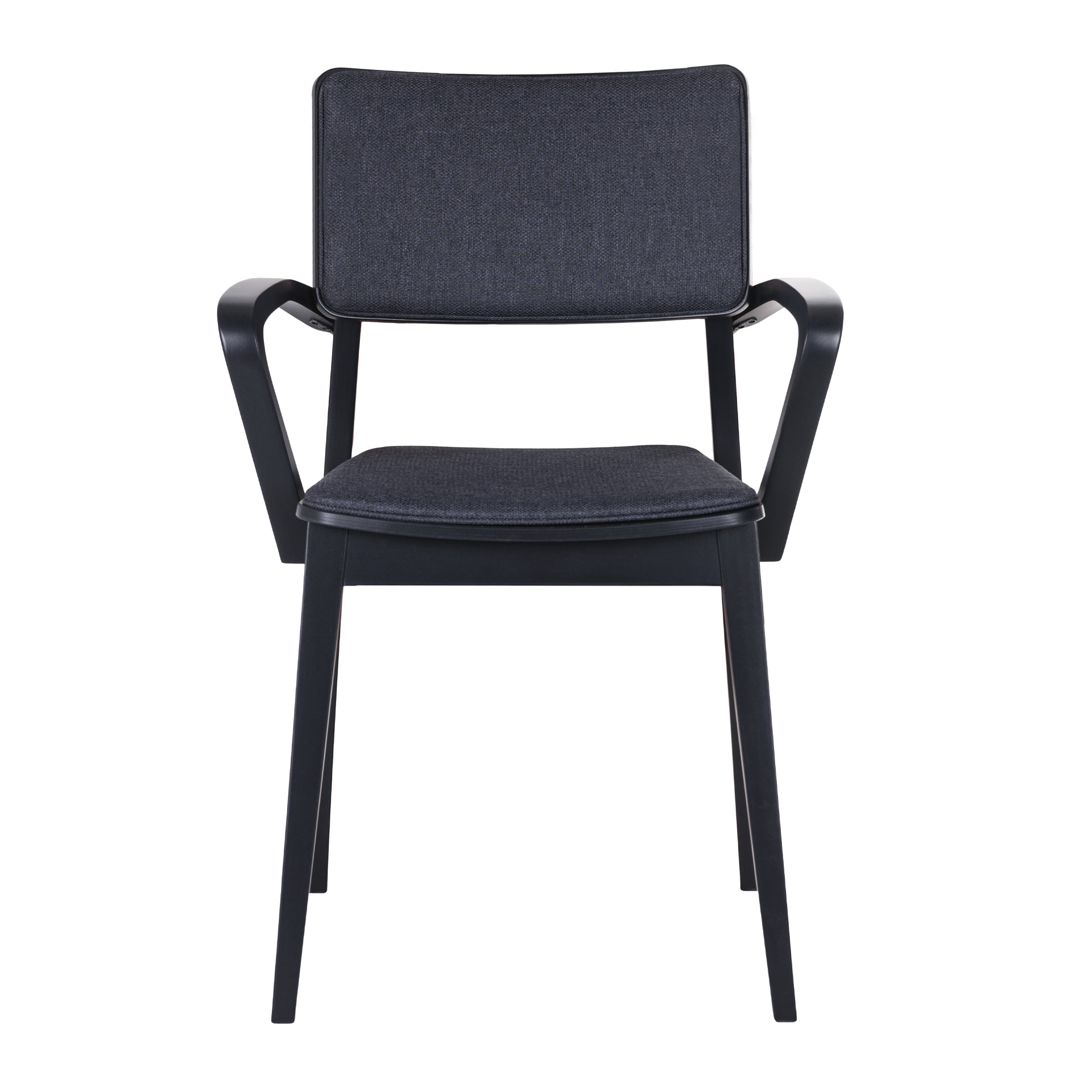 Wooden upholstered chair with armrests B-Allegro UPH