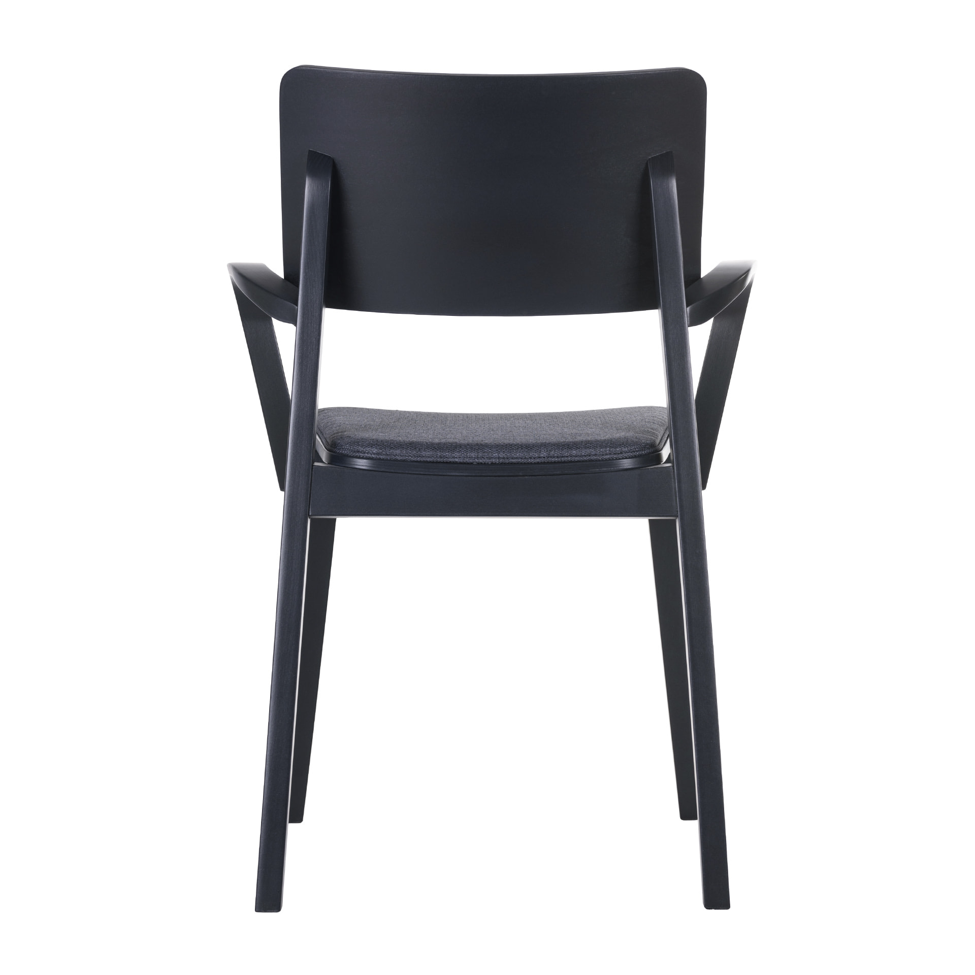 Wooden upholstered chair with armrests B-Allegro UPH
