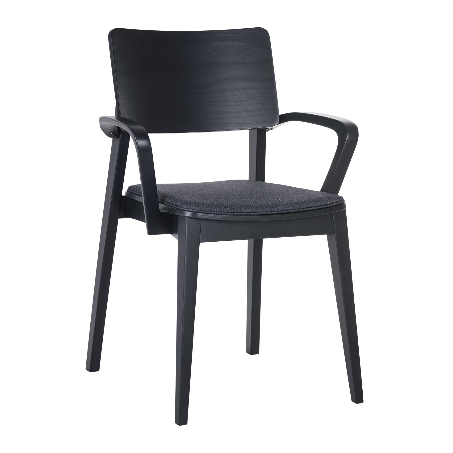 Wooden armchair with solid or upholstered seat B-Allegro