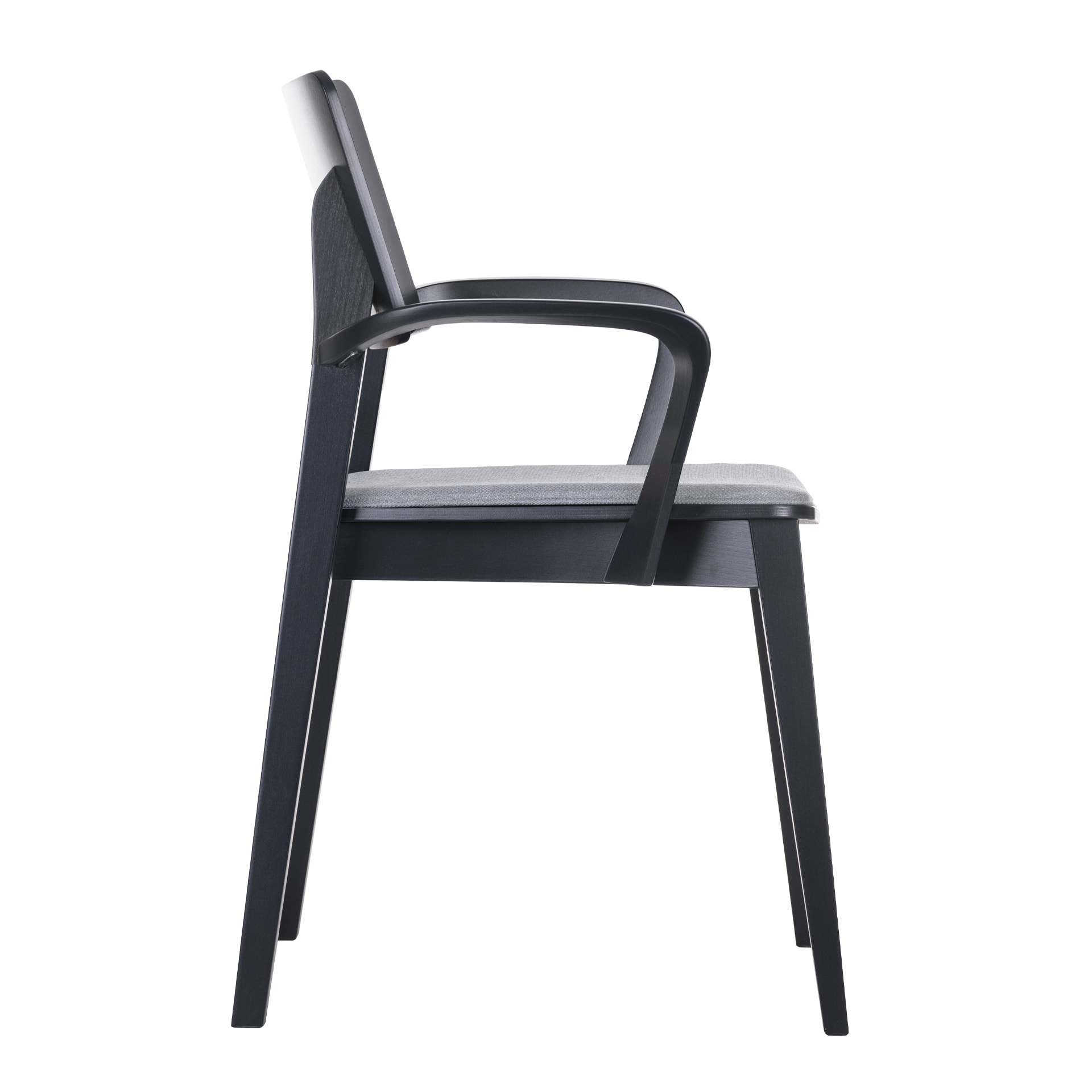 Wooden armchair with solid or upholstered seat B-Allegro