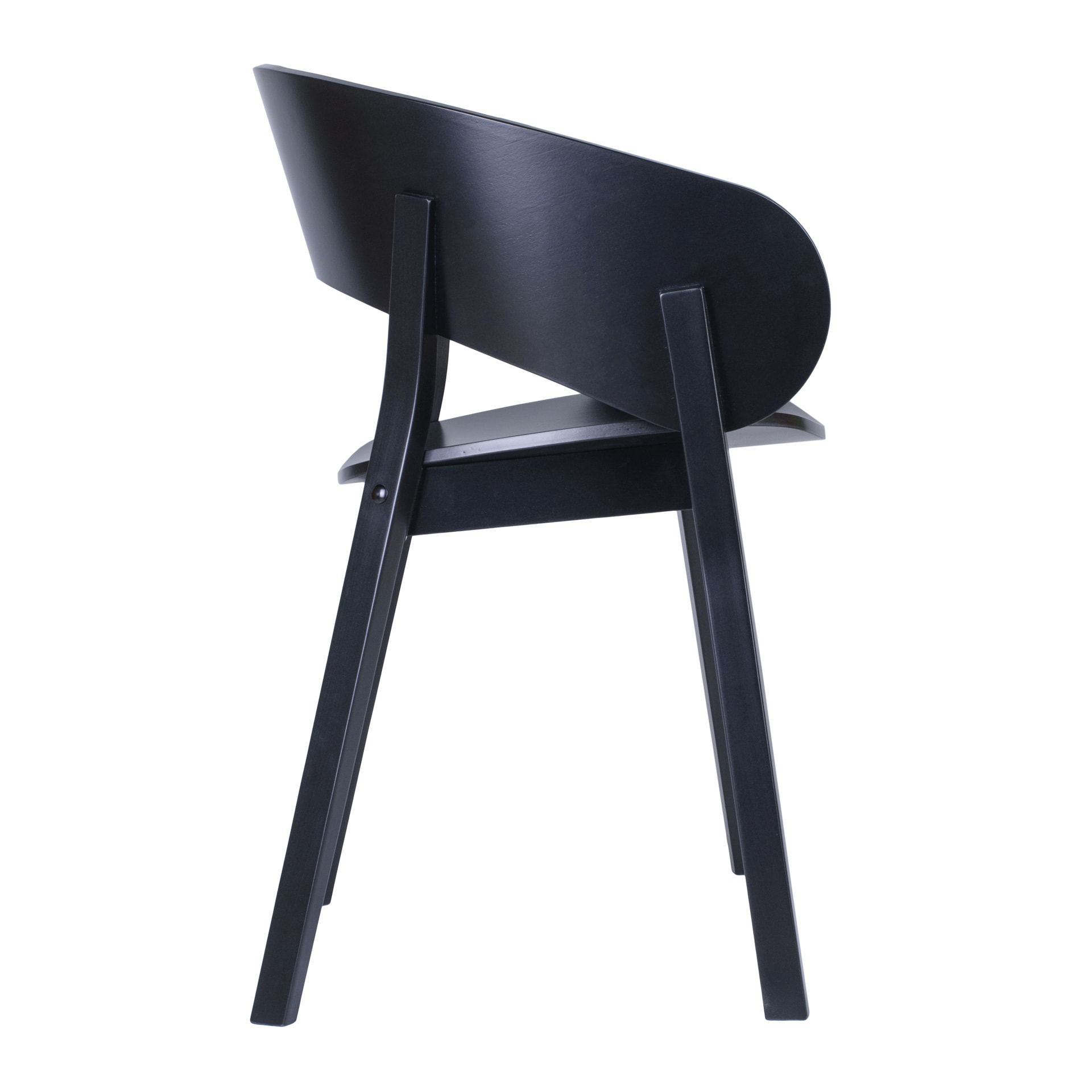 Wooden armchair with solid or upholstered seat B-Doma
