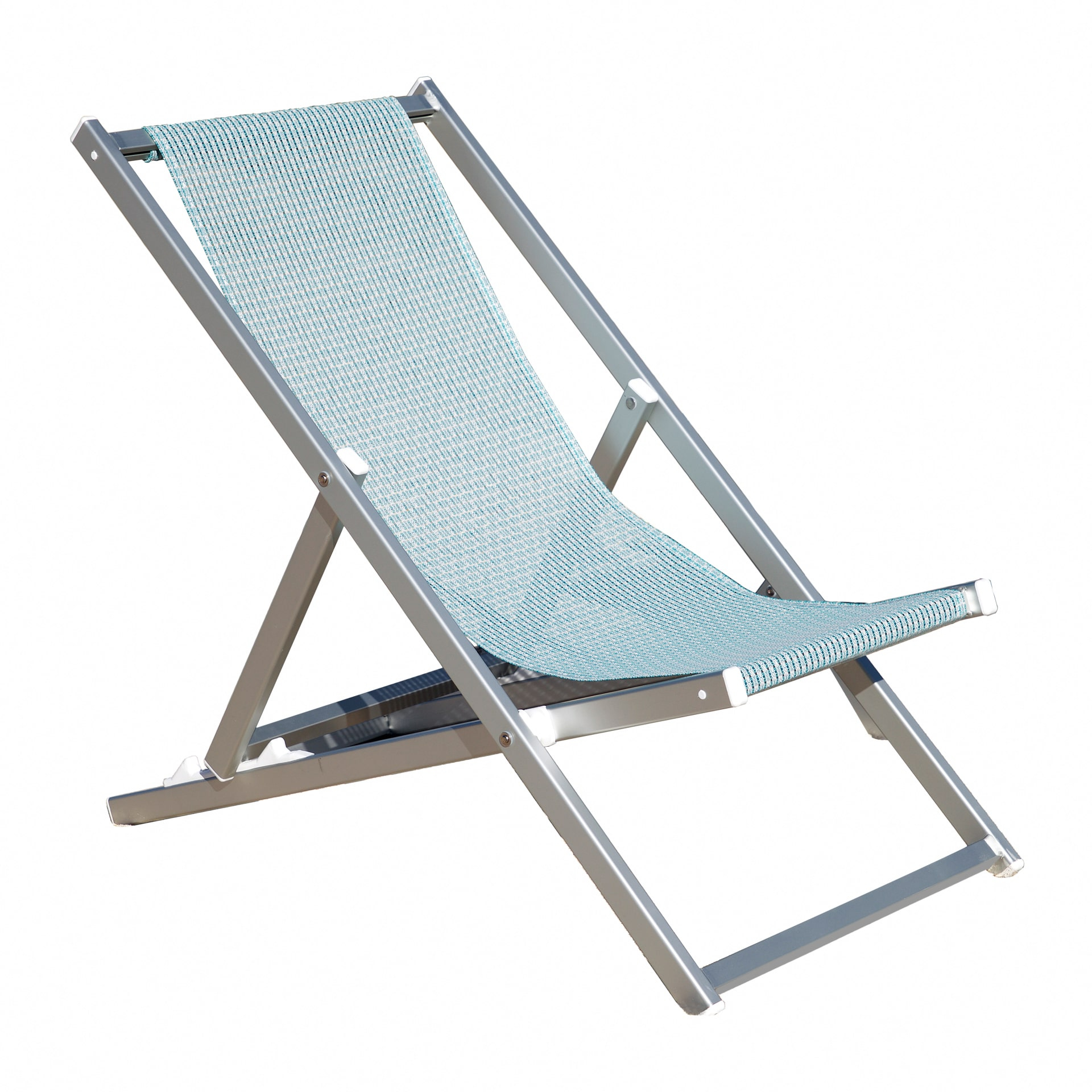 Metal deck chair