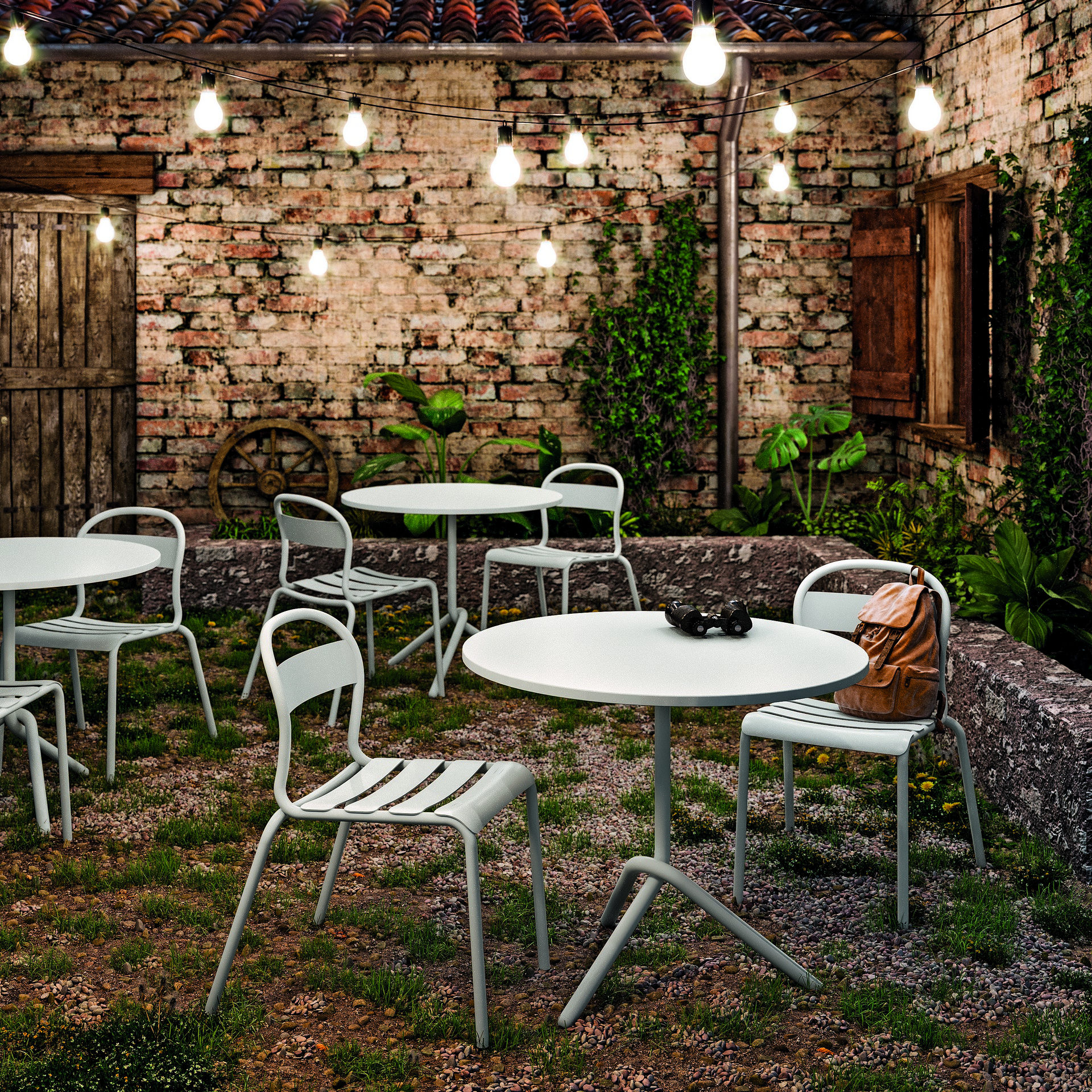 Aluminum stackable chair A-Stecca