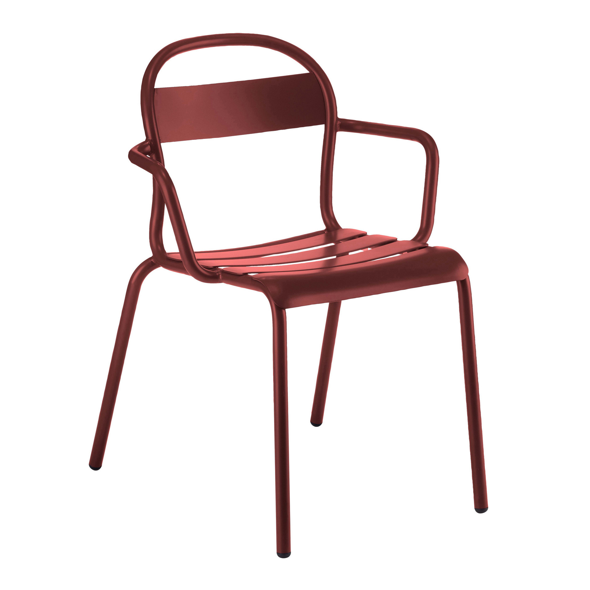 Aluminum stackable armchair