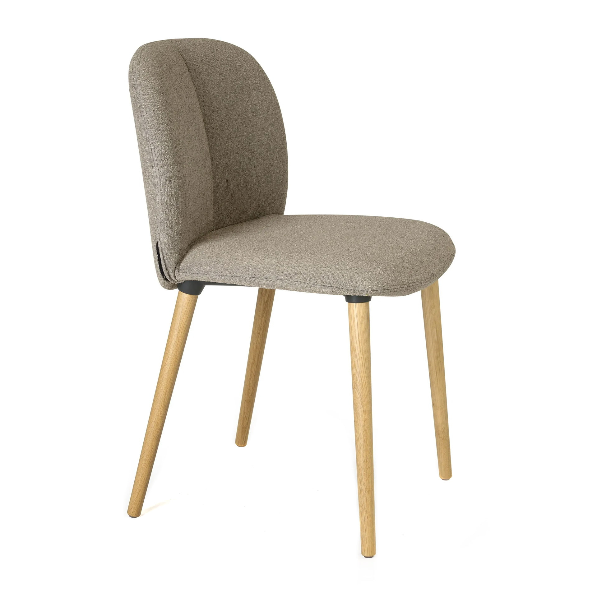Upholstered wooden chair A-2839 Natural Mentha Pop