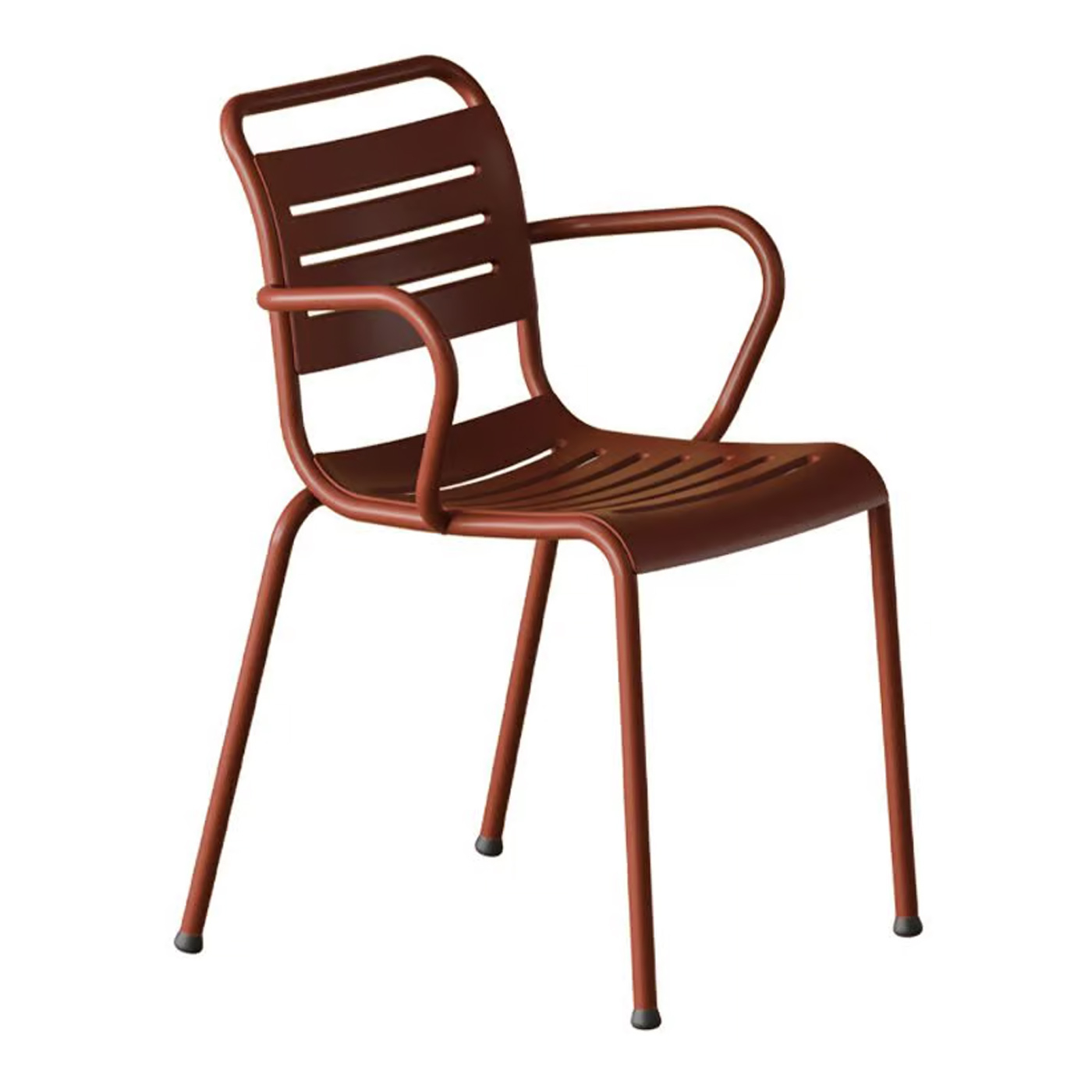 Aluminum stackable armchair