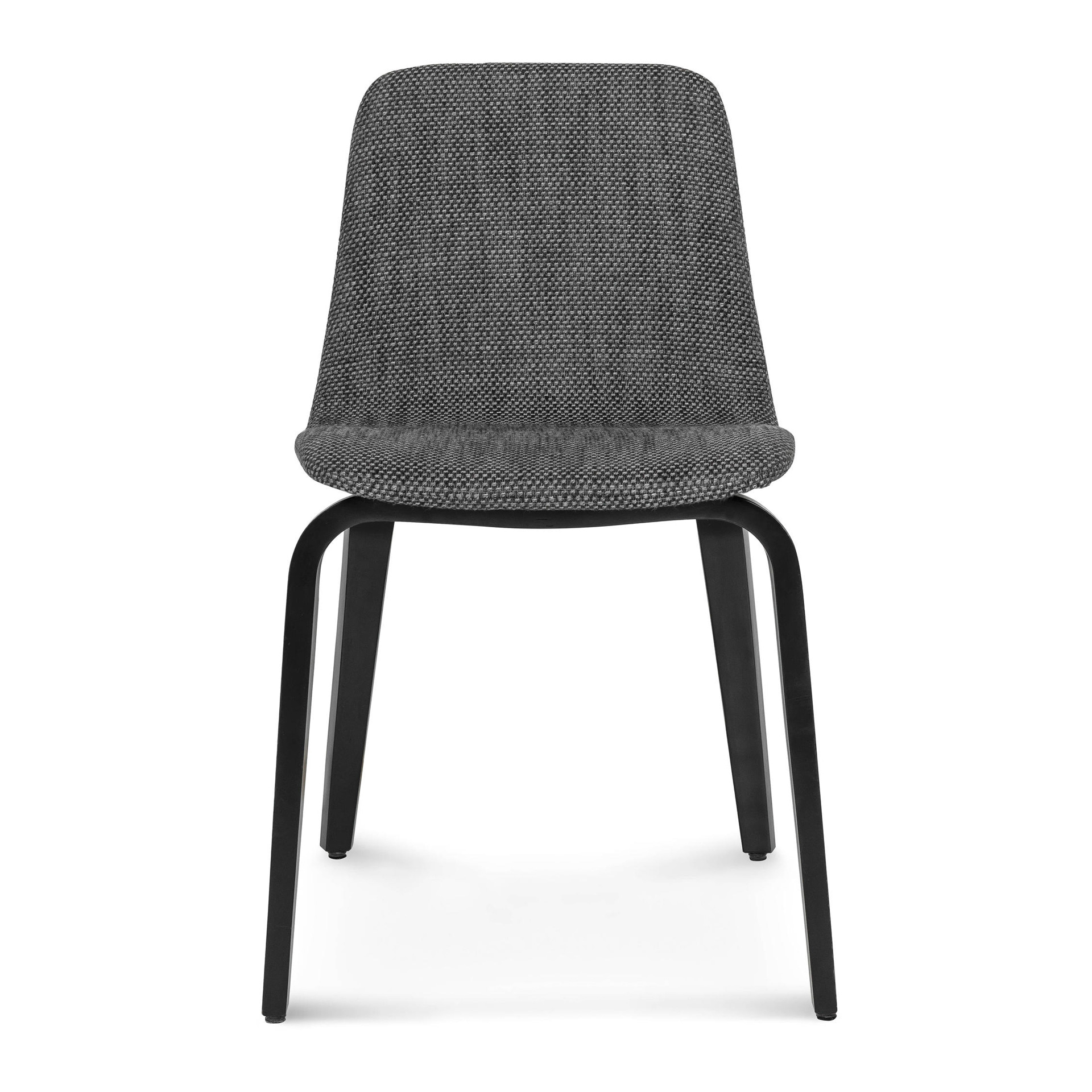 Fully upholstered wooden chair