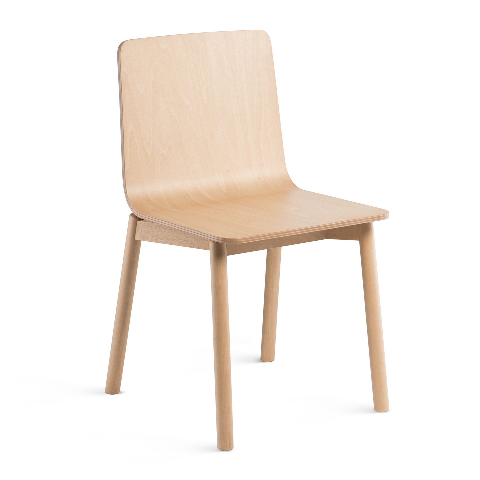 Wooden chair with solid or upholstered seat A-2302 ATU