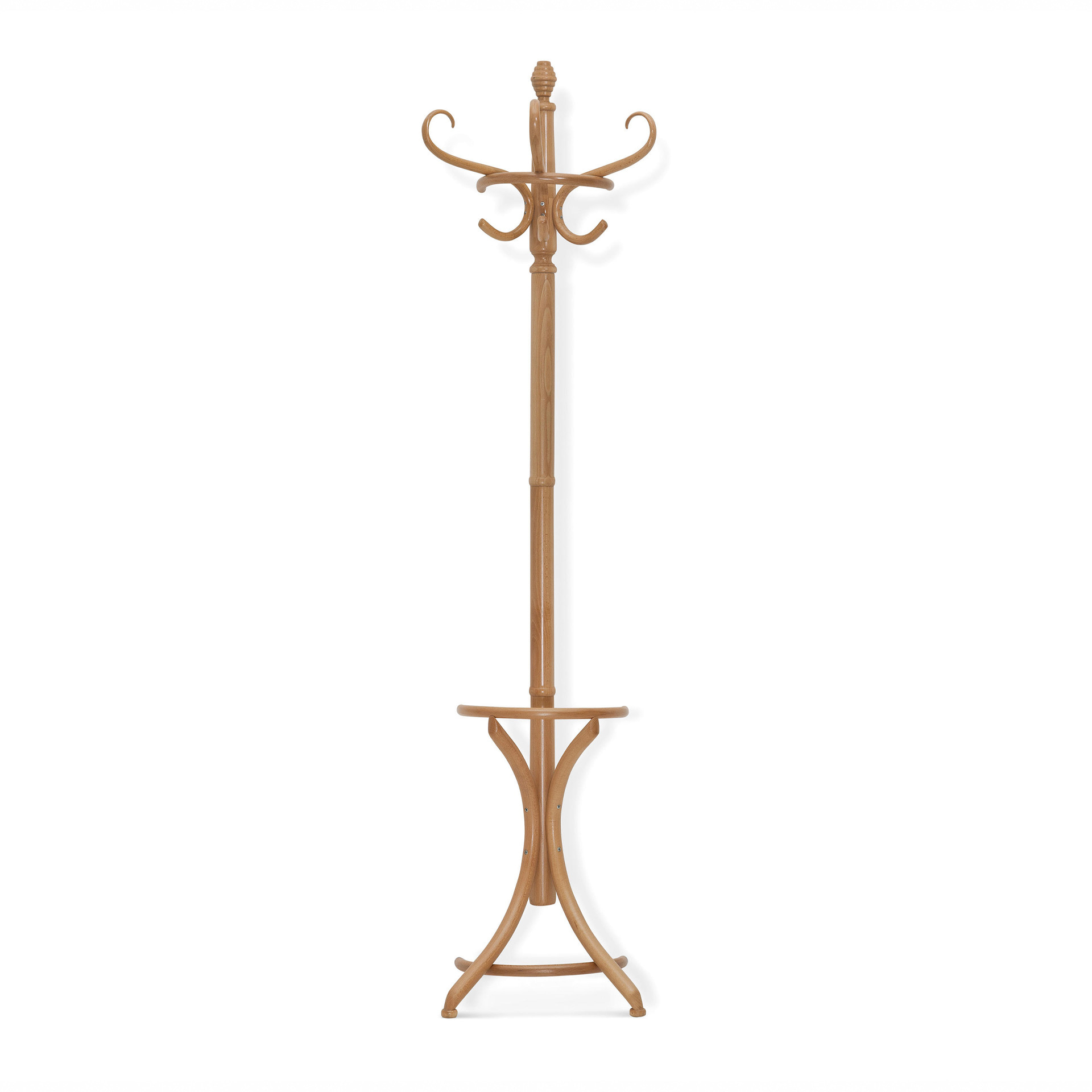 Beech wood coat stand