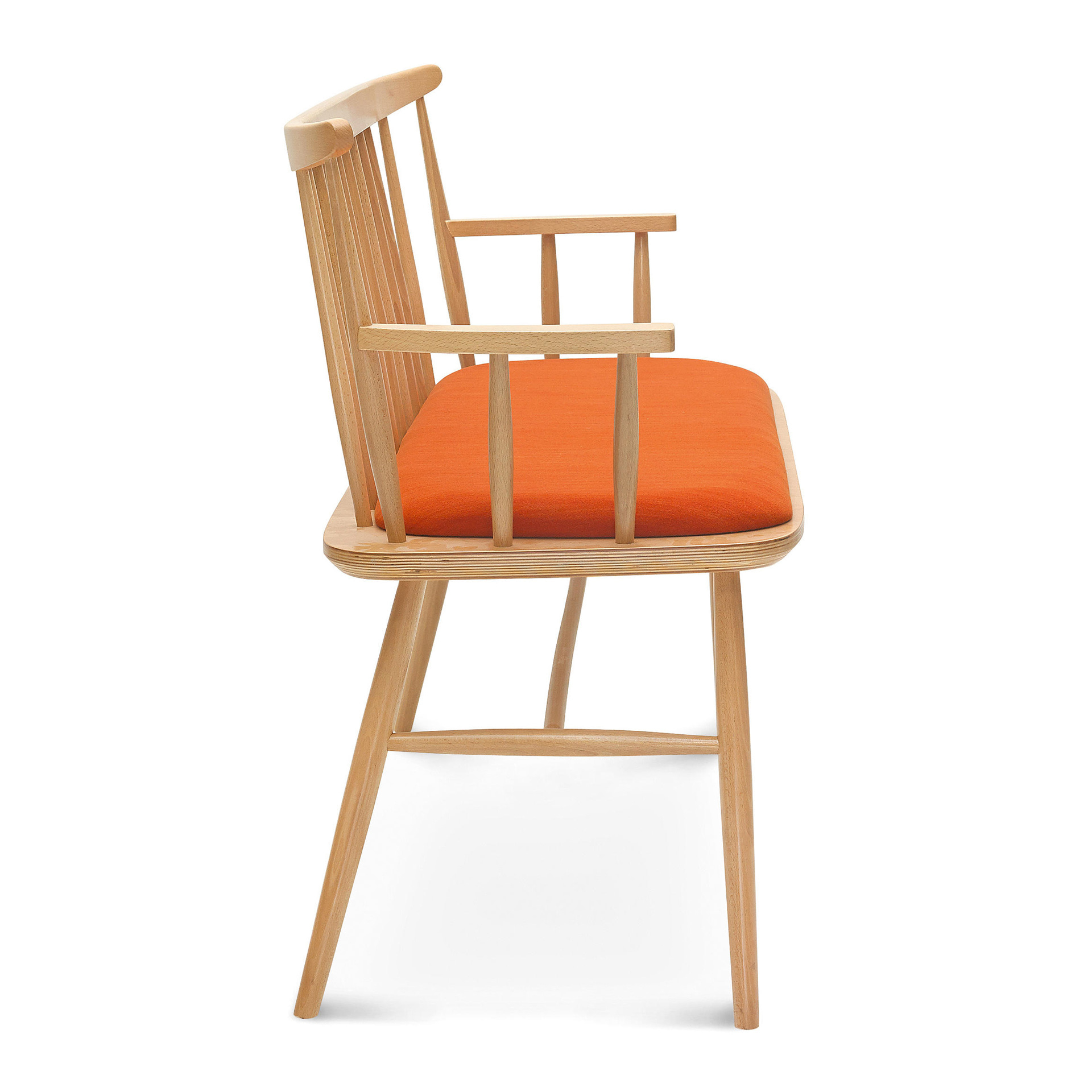 Viennese 2 seater sofa (bench) with beech wood frame D-3005