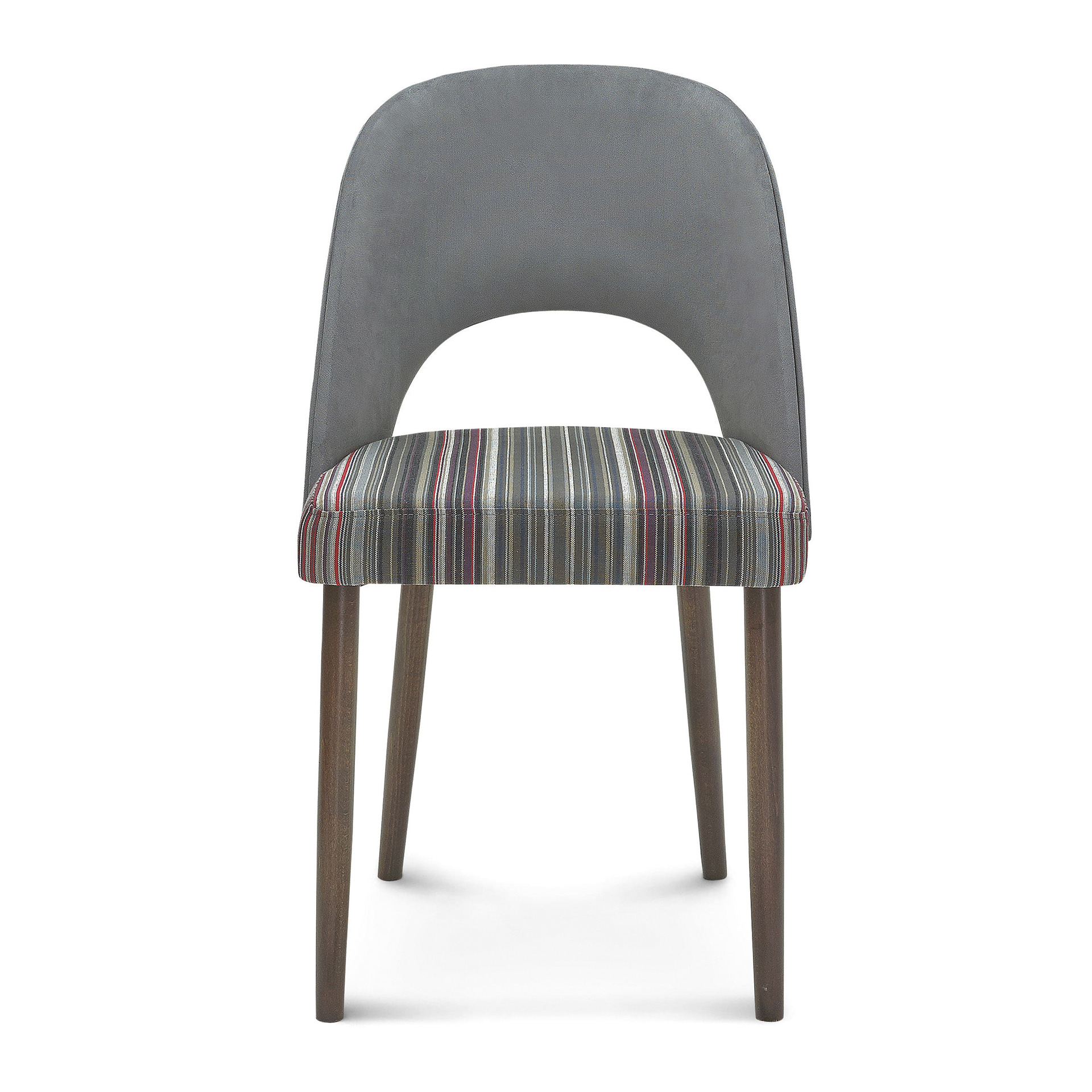Fully upholstered wooden chair