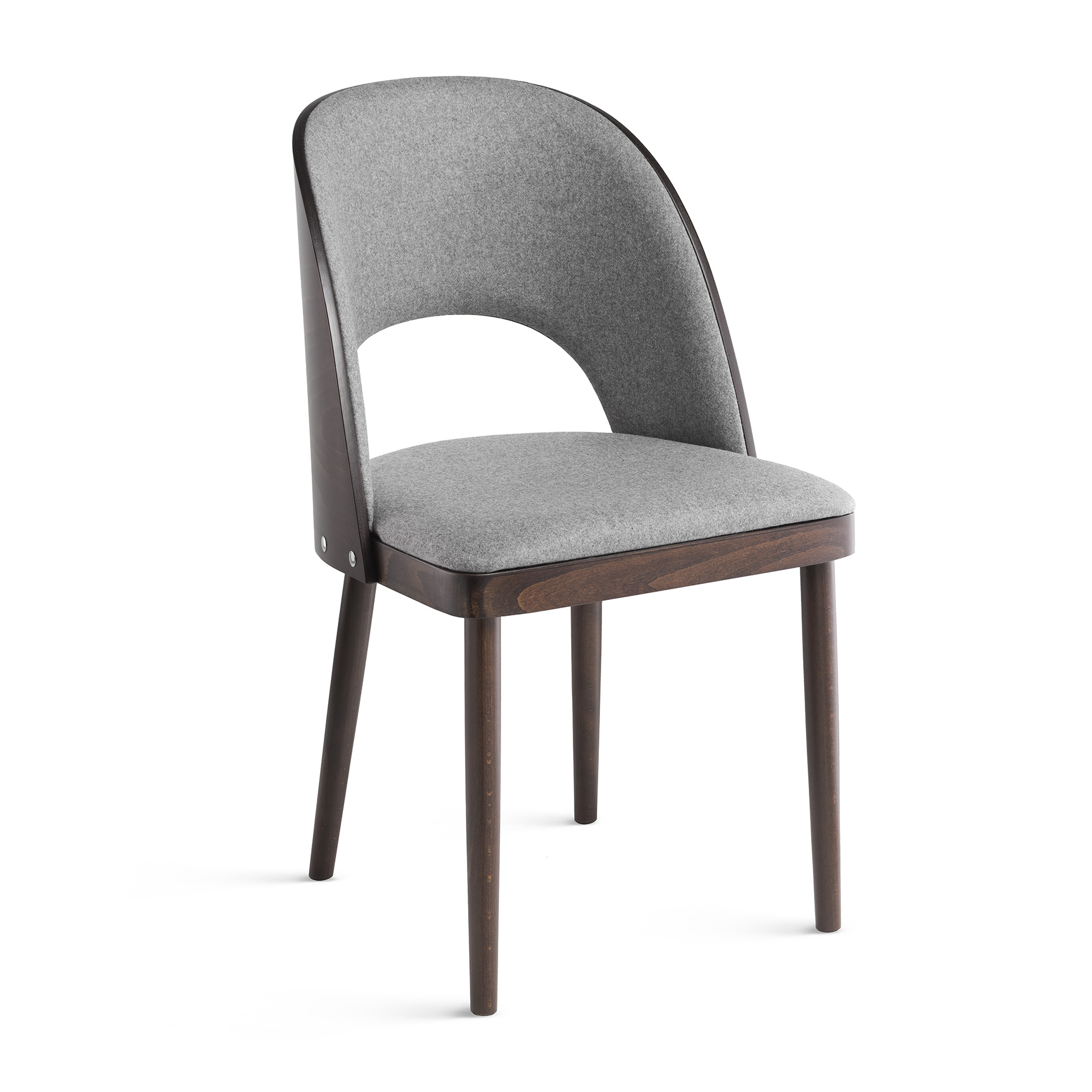 Upholstered wooden chair A-3044