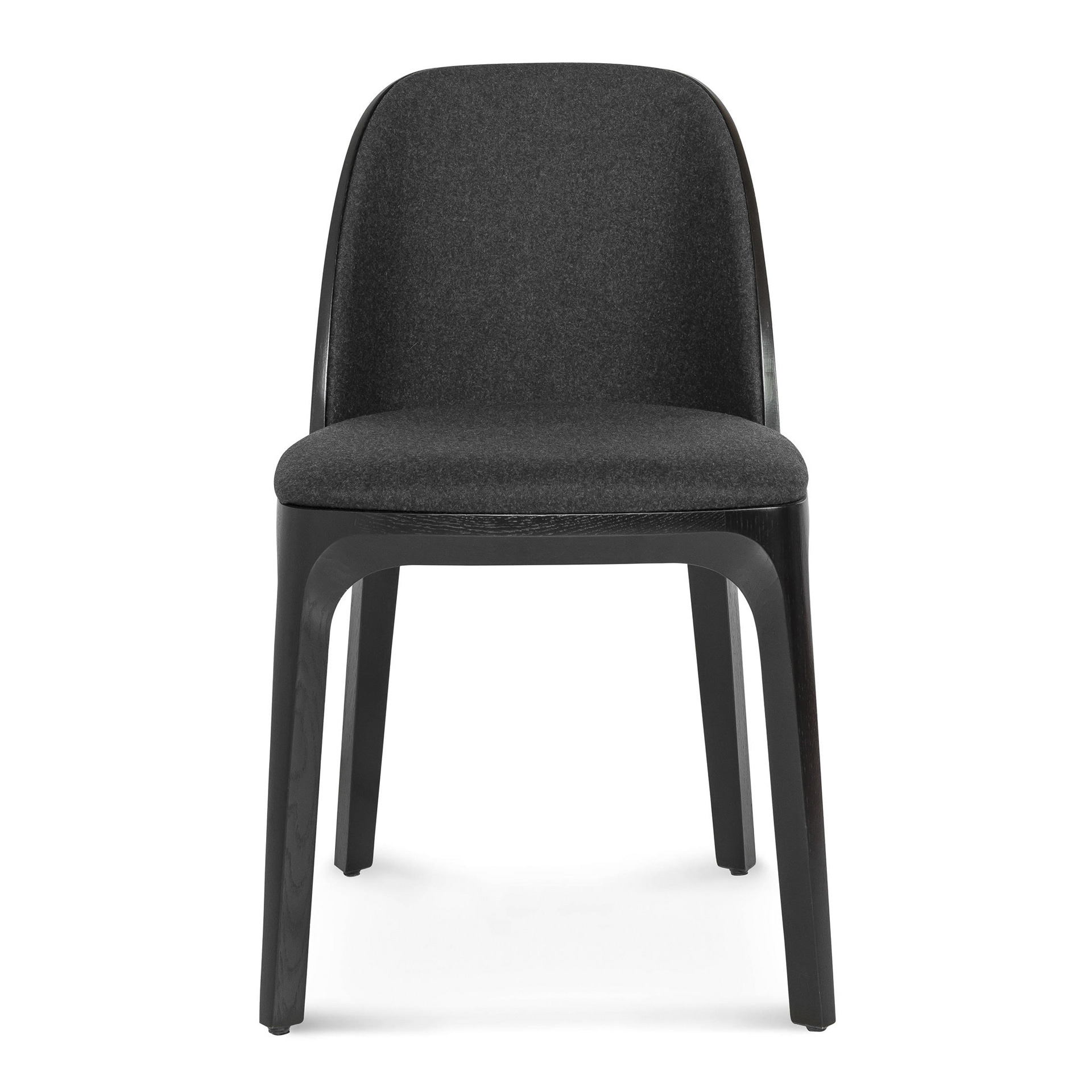 Scandinavian upholstered wooden chair A-3054