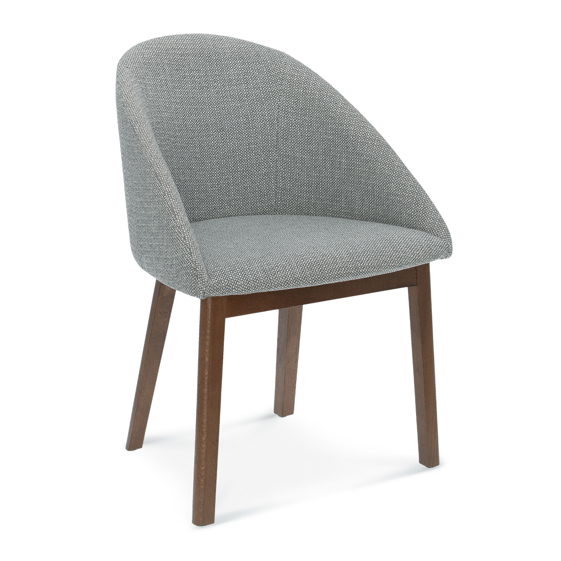 Fully upholstered wooden chair
