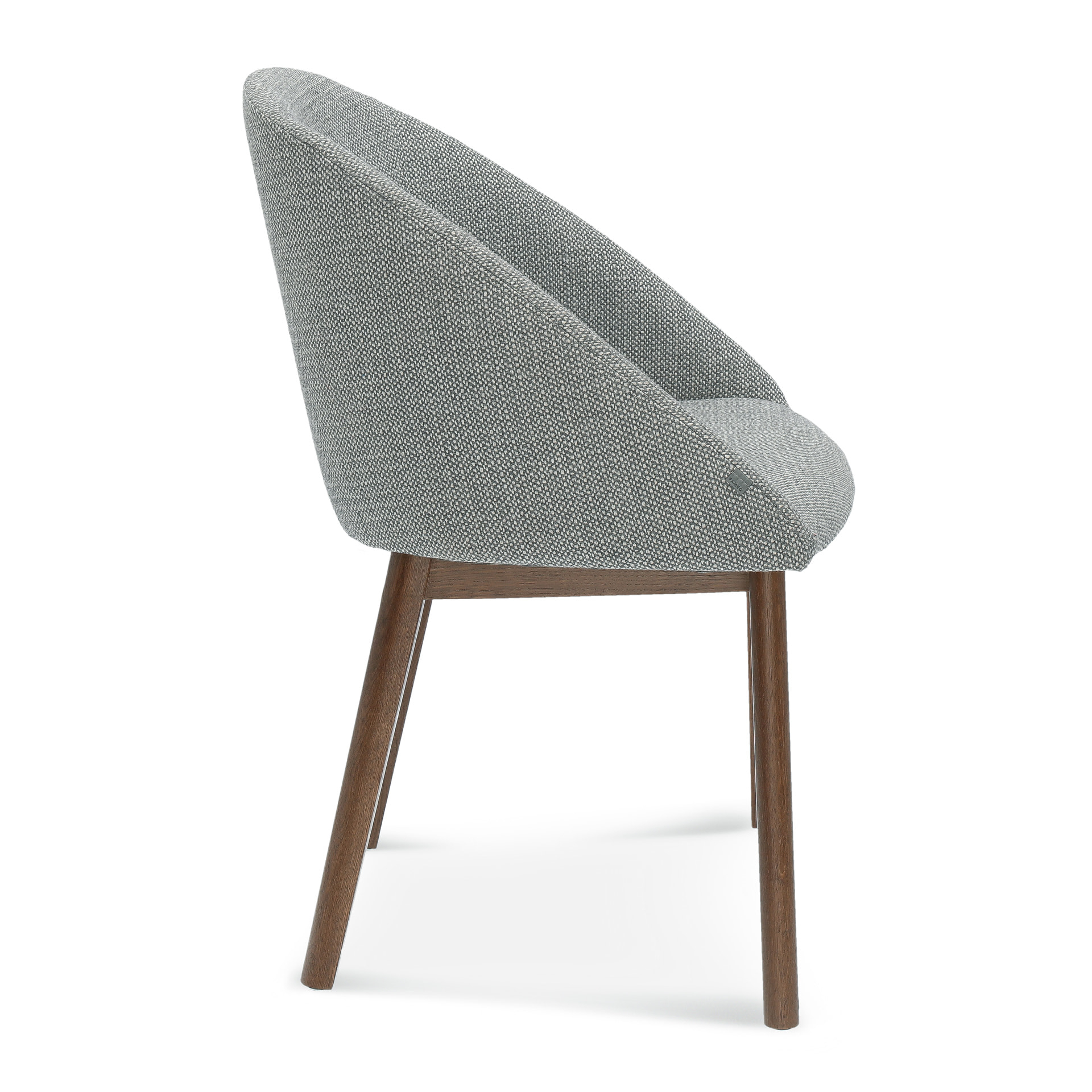 Fully upholstered wooden chair A-3060