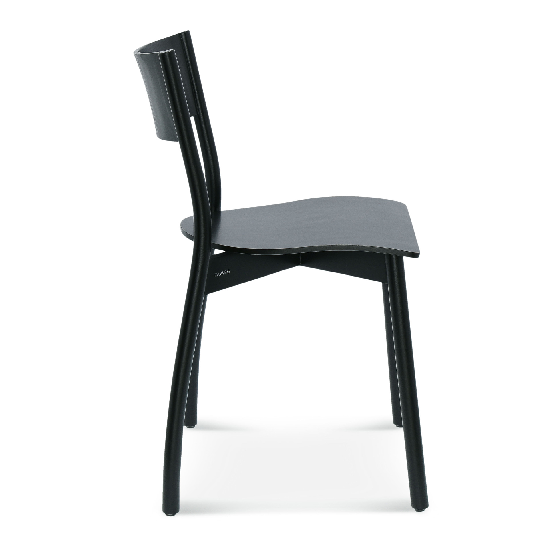 Stackable wooden chair A-3051