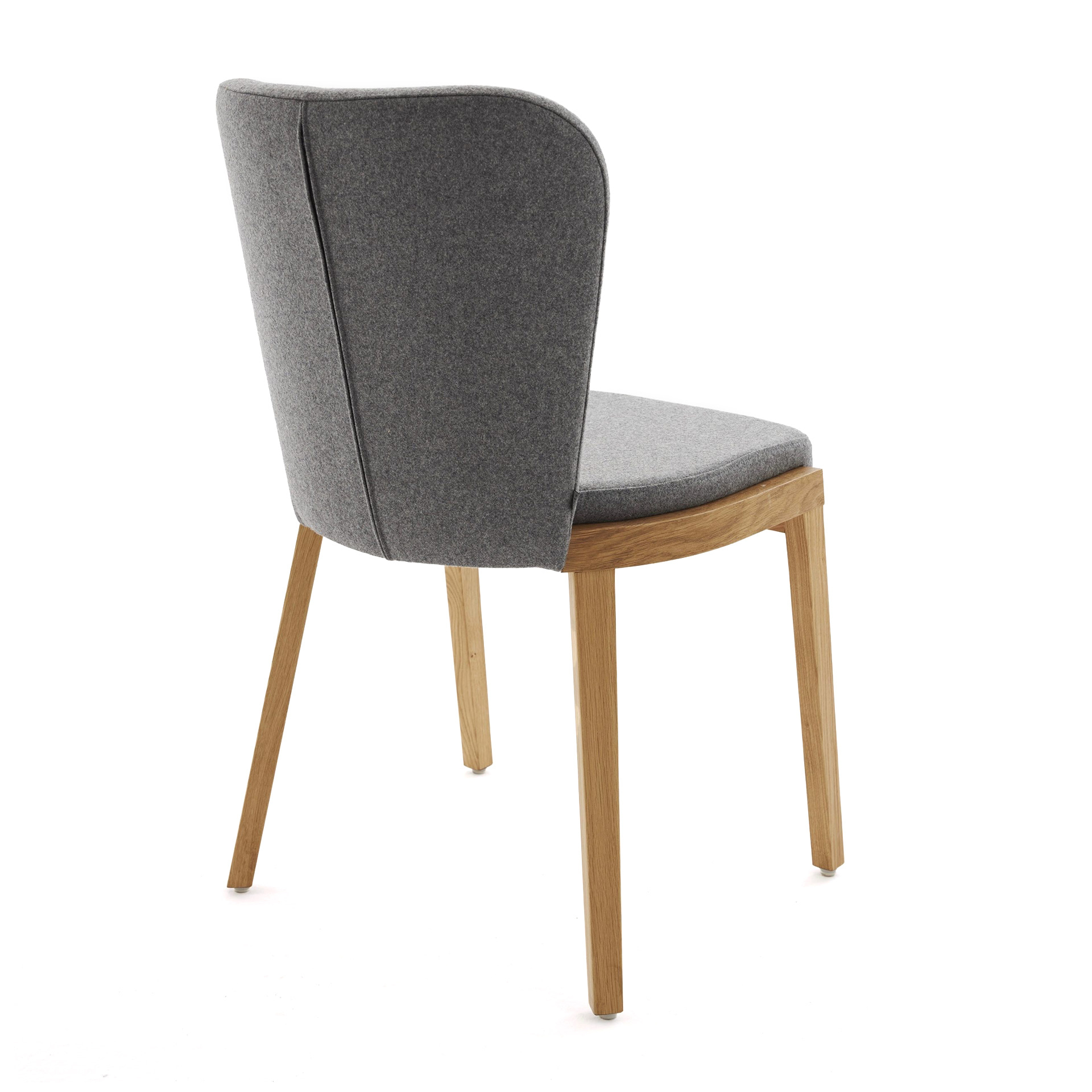 Upholstered wooden chair A-3034