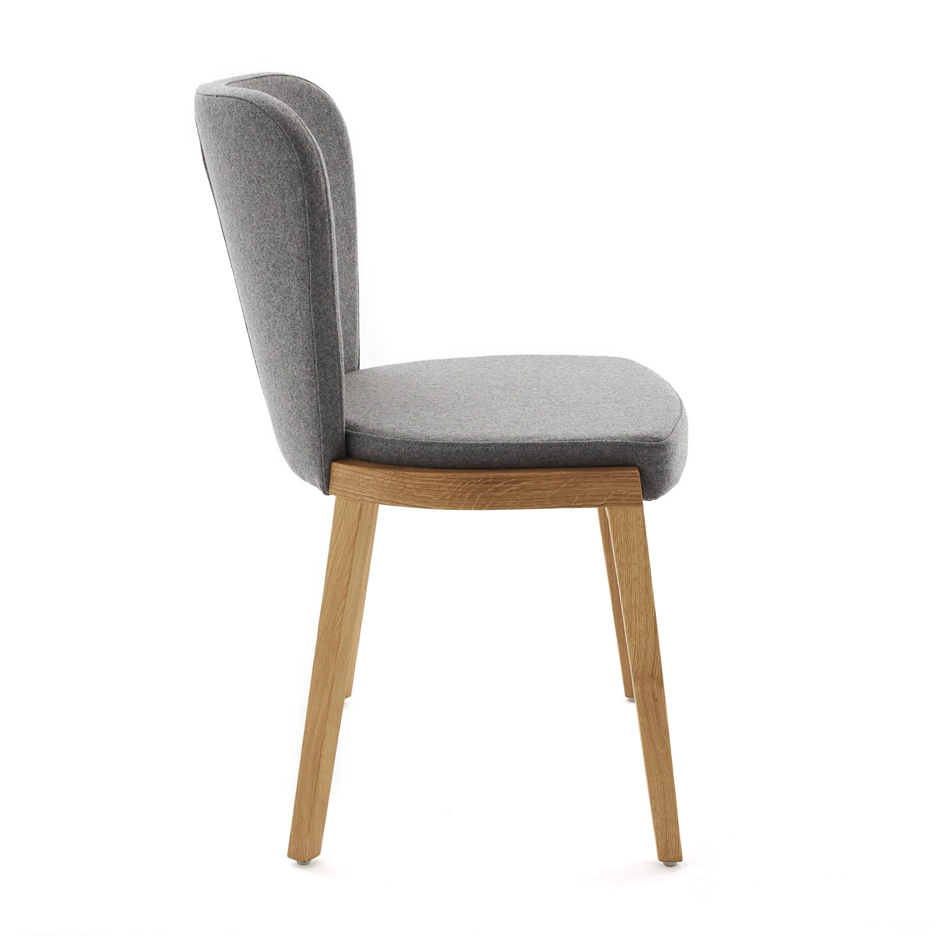 Upholstered wooden chair A-3034