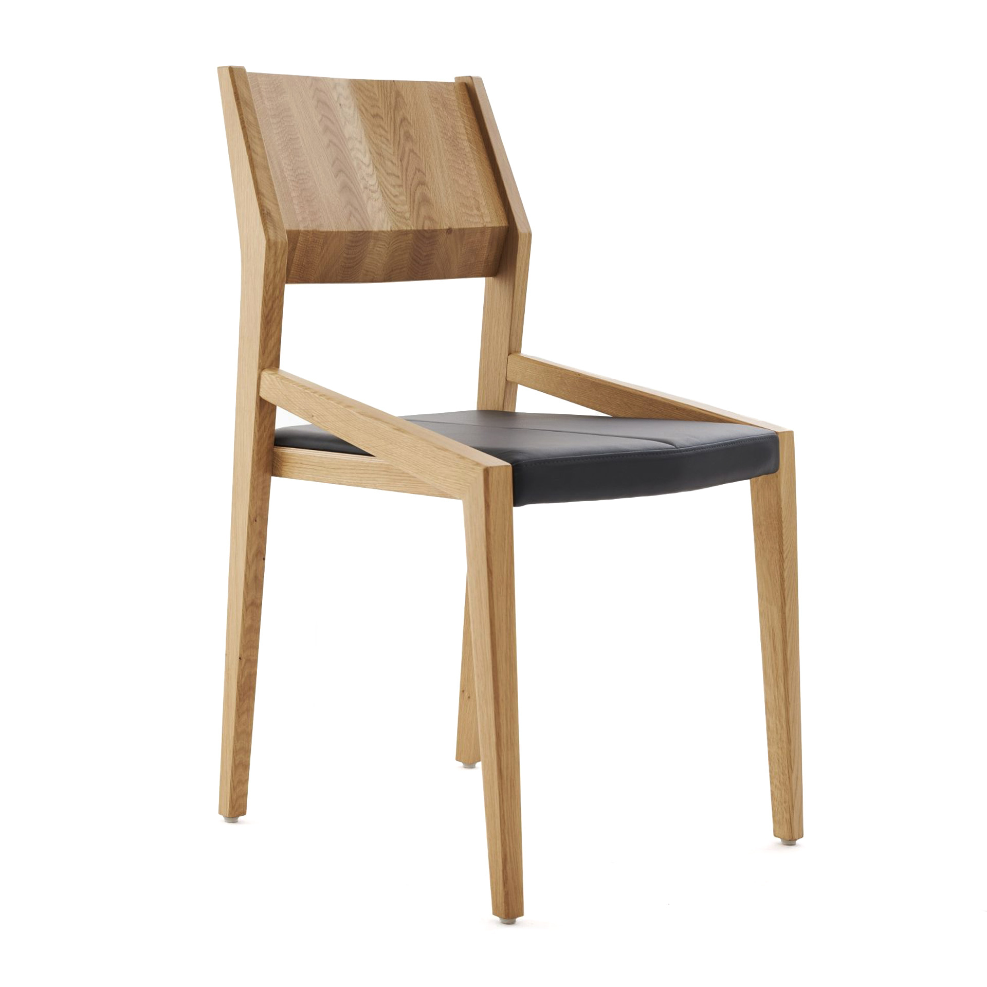 Silla con asiento macizo o acolchado