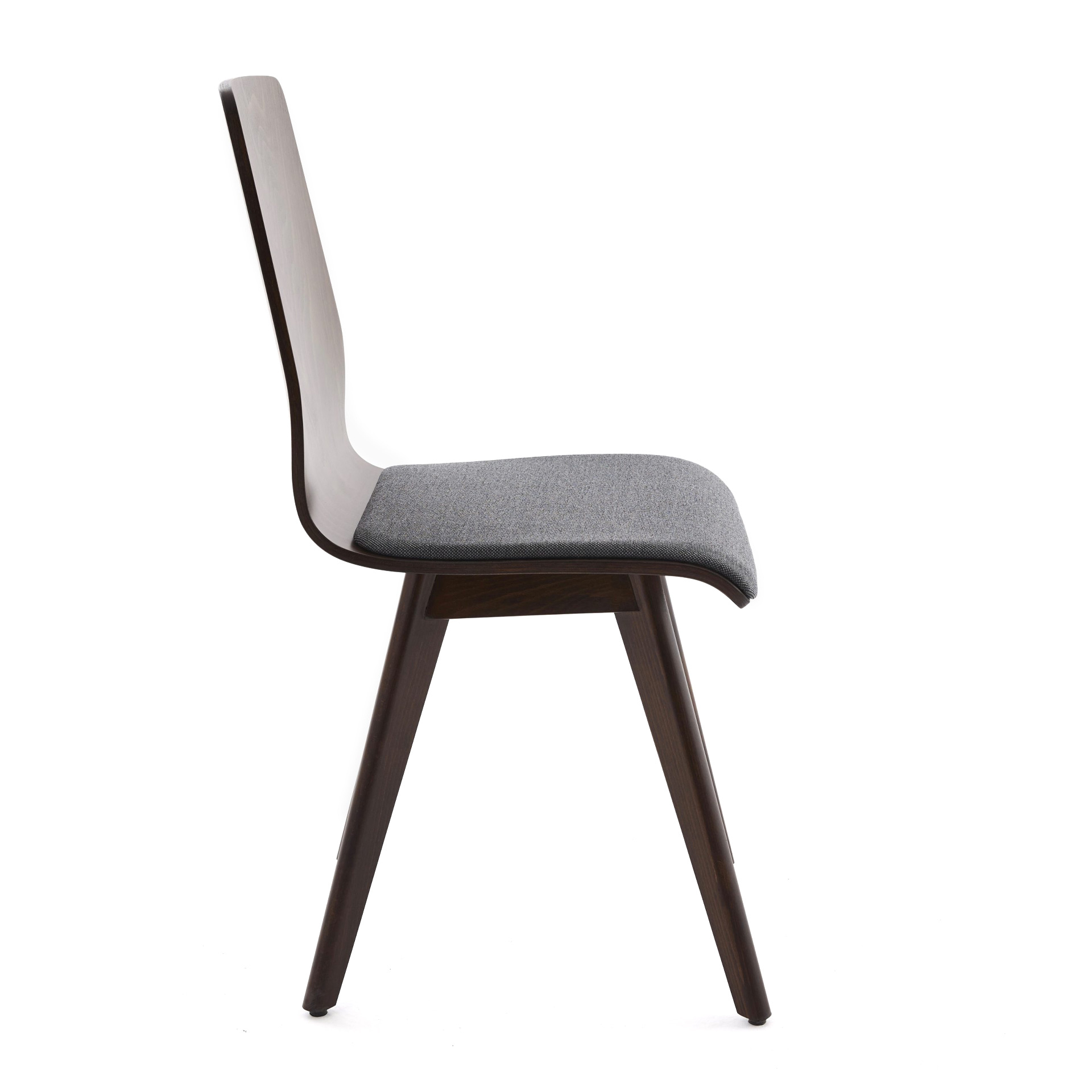 Beech wood chair with solid or upholstered seat A-3070