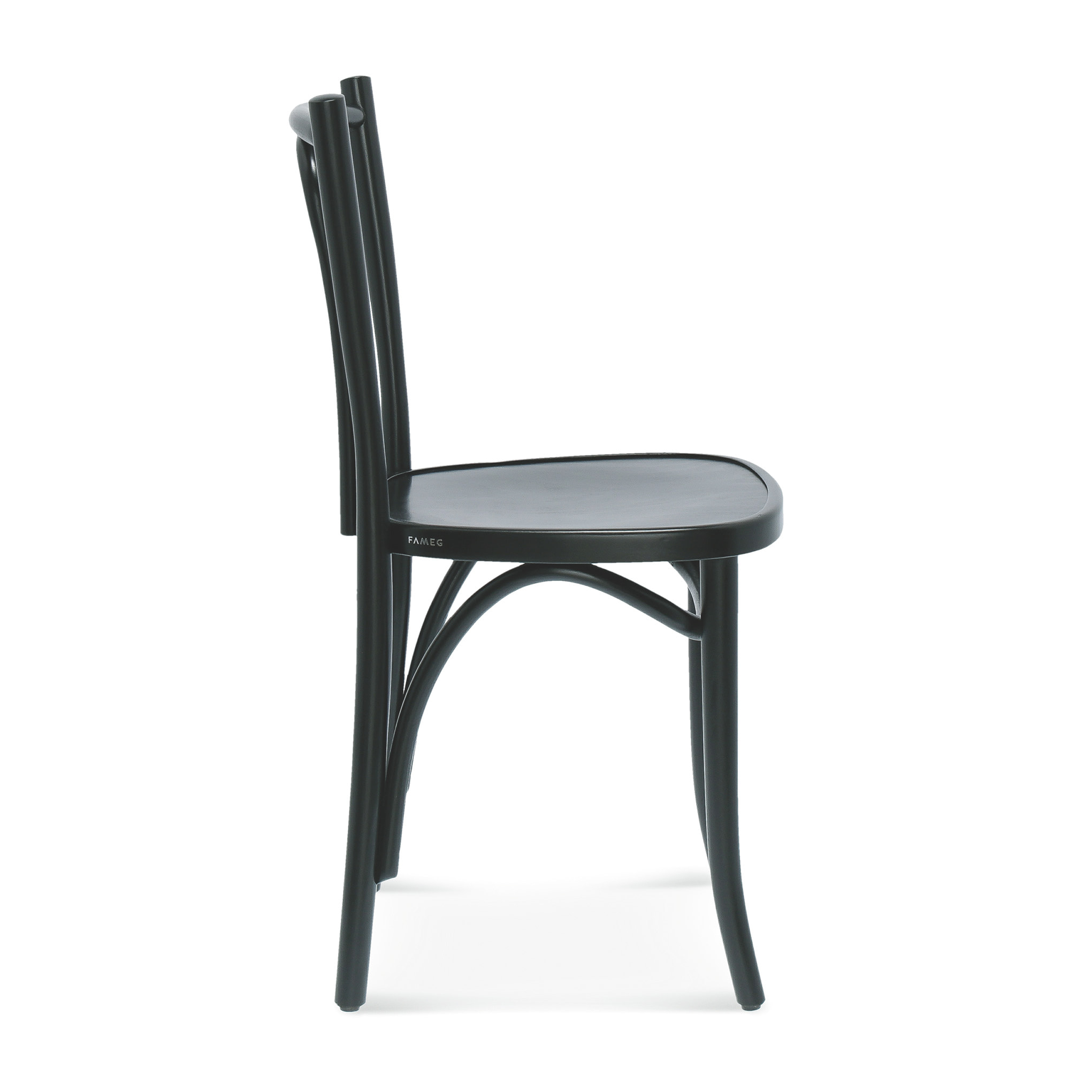 Wooden chair with solid or upholstered seat A-56