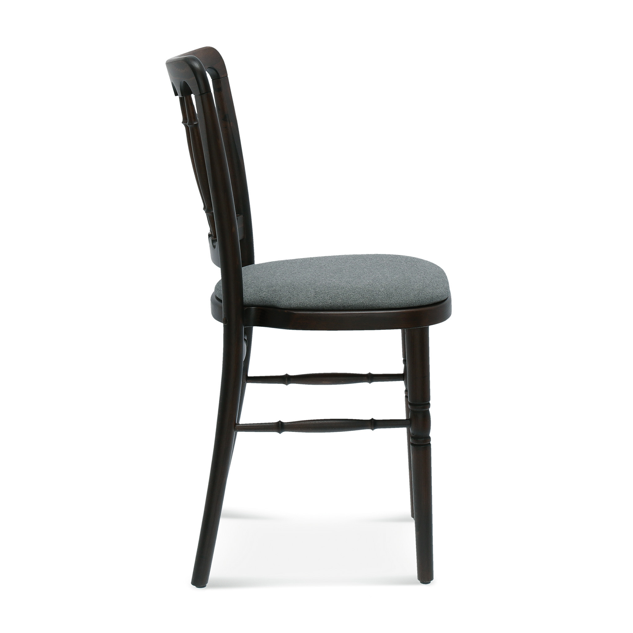 Wooden chair with solid or upholstered seat A-9607