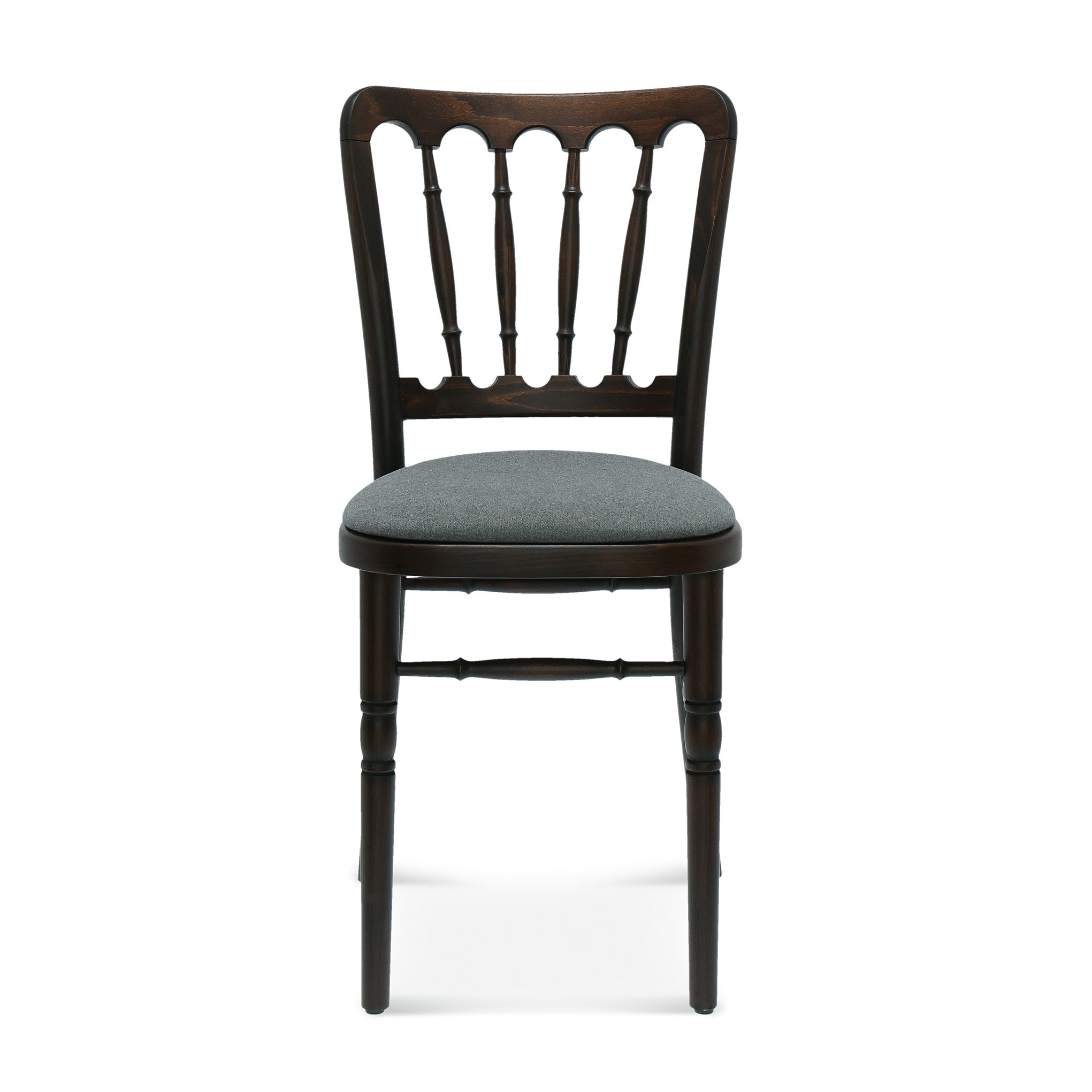 Wooden chair with solid or upholstered seat A-9607