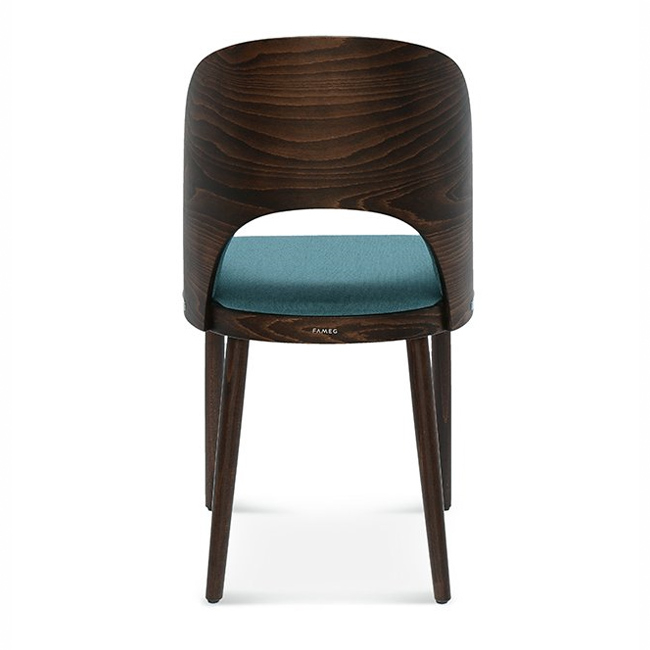 Upholstered wooden chair A-3044