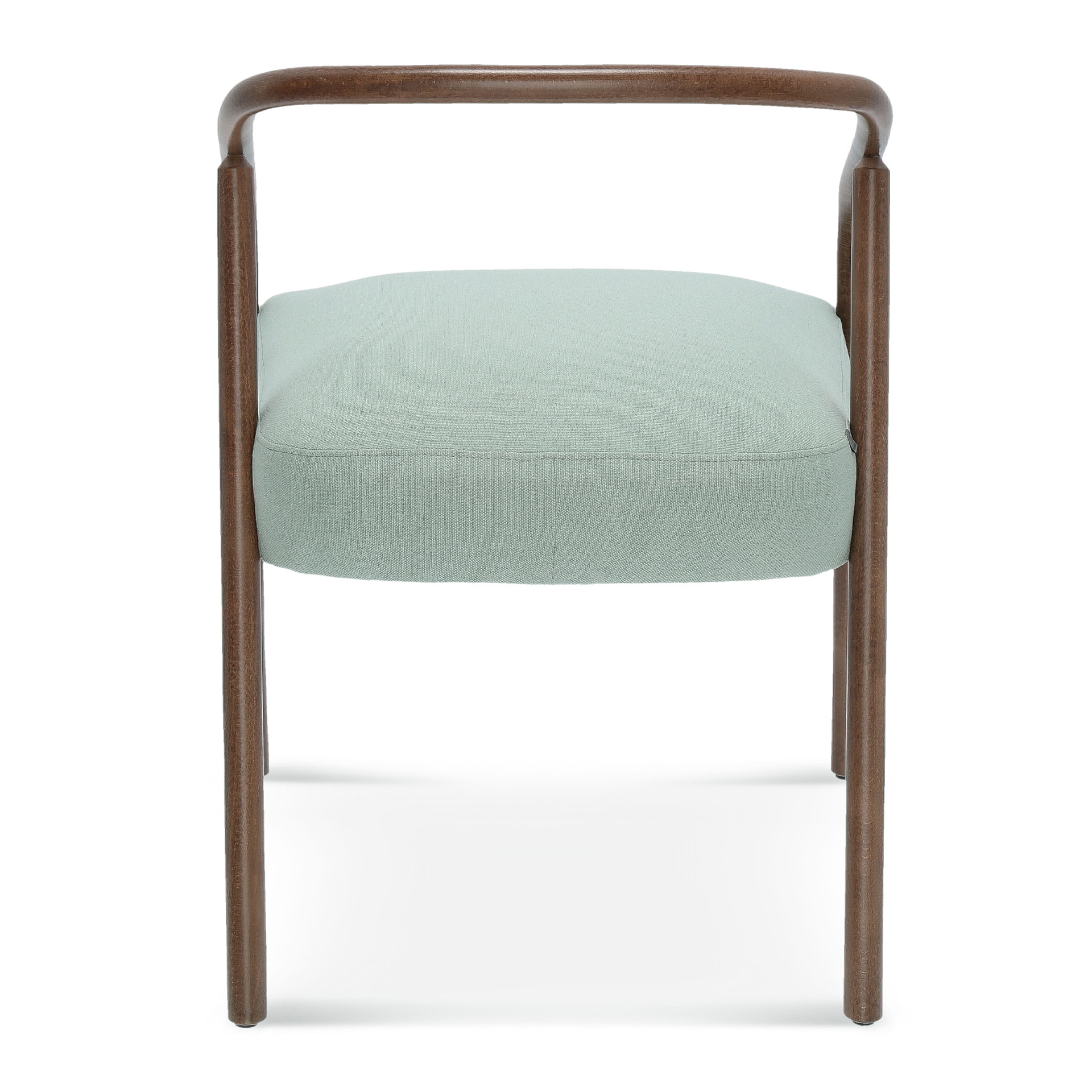 Wooden armchair with upholstered seat B-3061