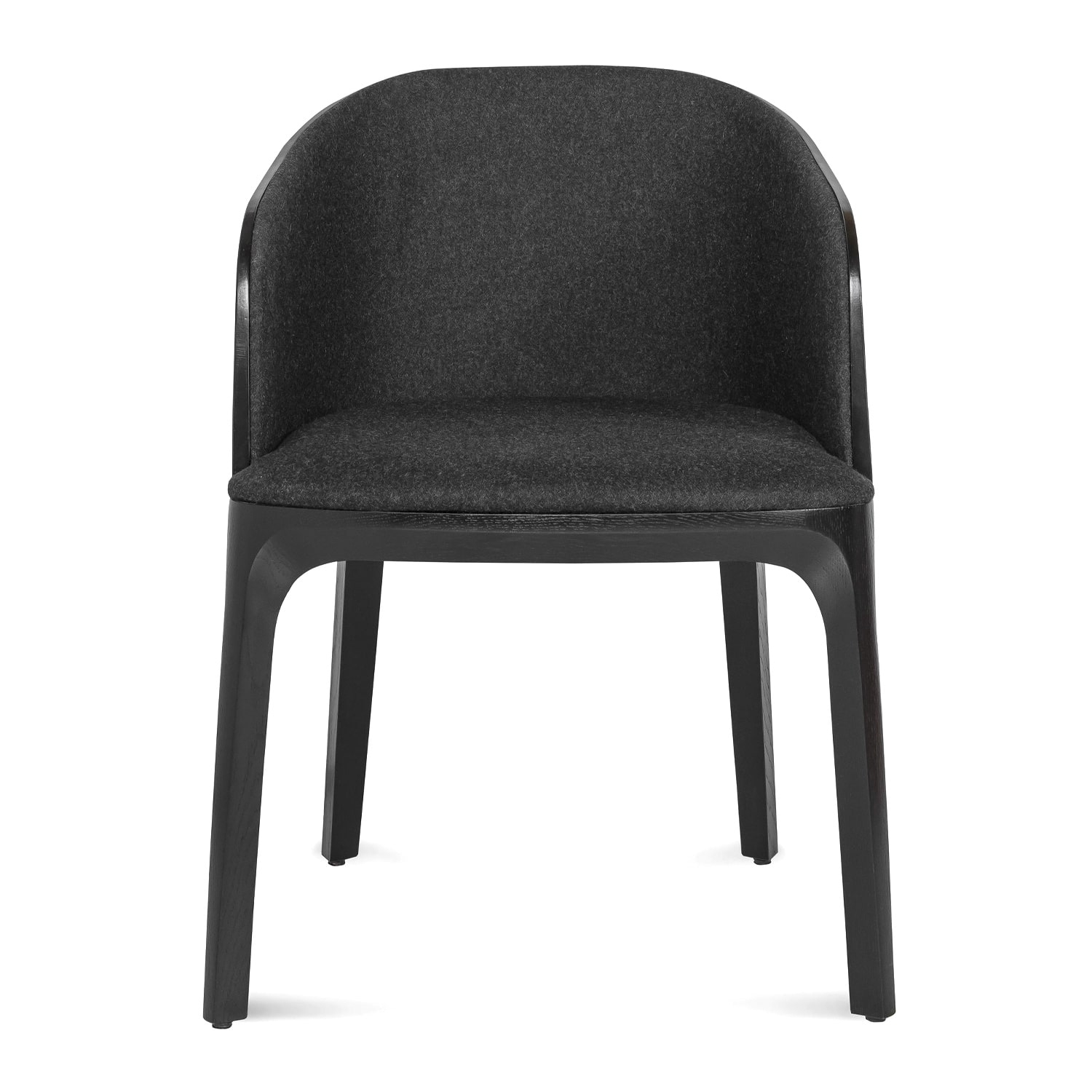 Scandinavian upholstered wooden armchair B-3054