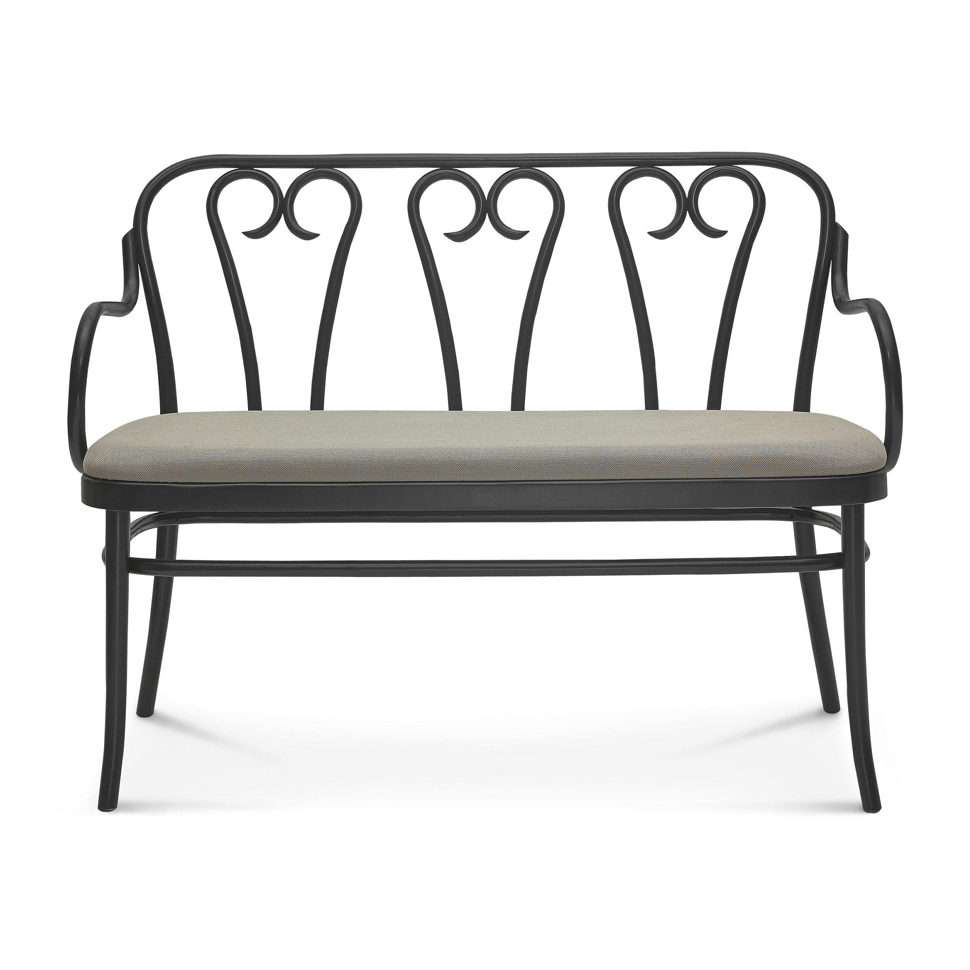 2 seater sofa (bench) with wooden frame