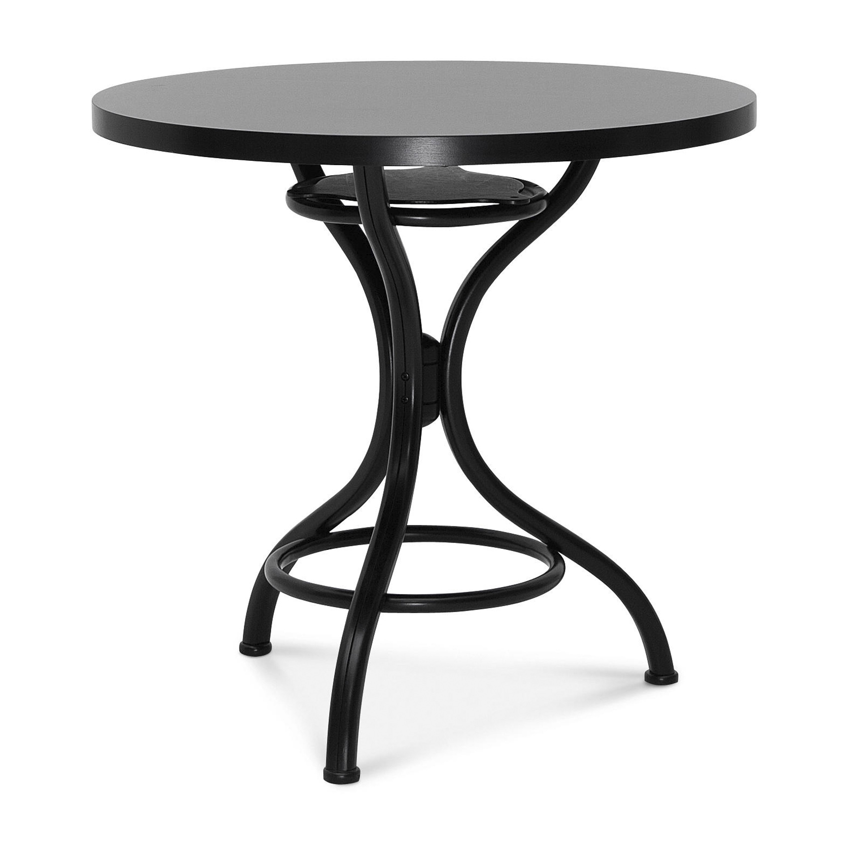 Mesa de comedor de madera con tapa redonda Ø 31.5" (80 cm) ST-3048