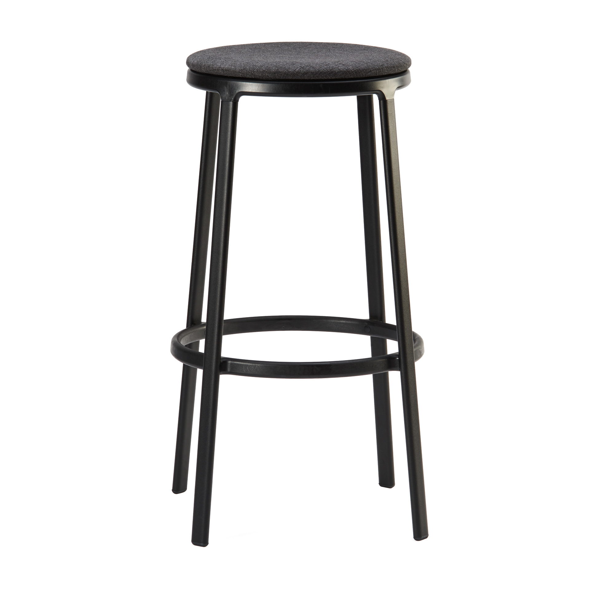 Stool with steel frame C-5093 Round B
