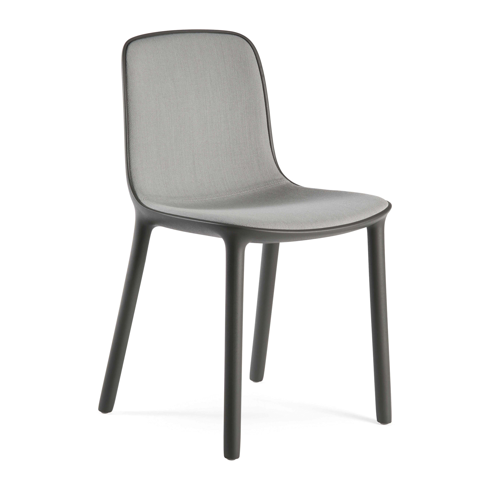 Polypropylene chair with upholstered shell A-Freya