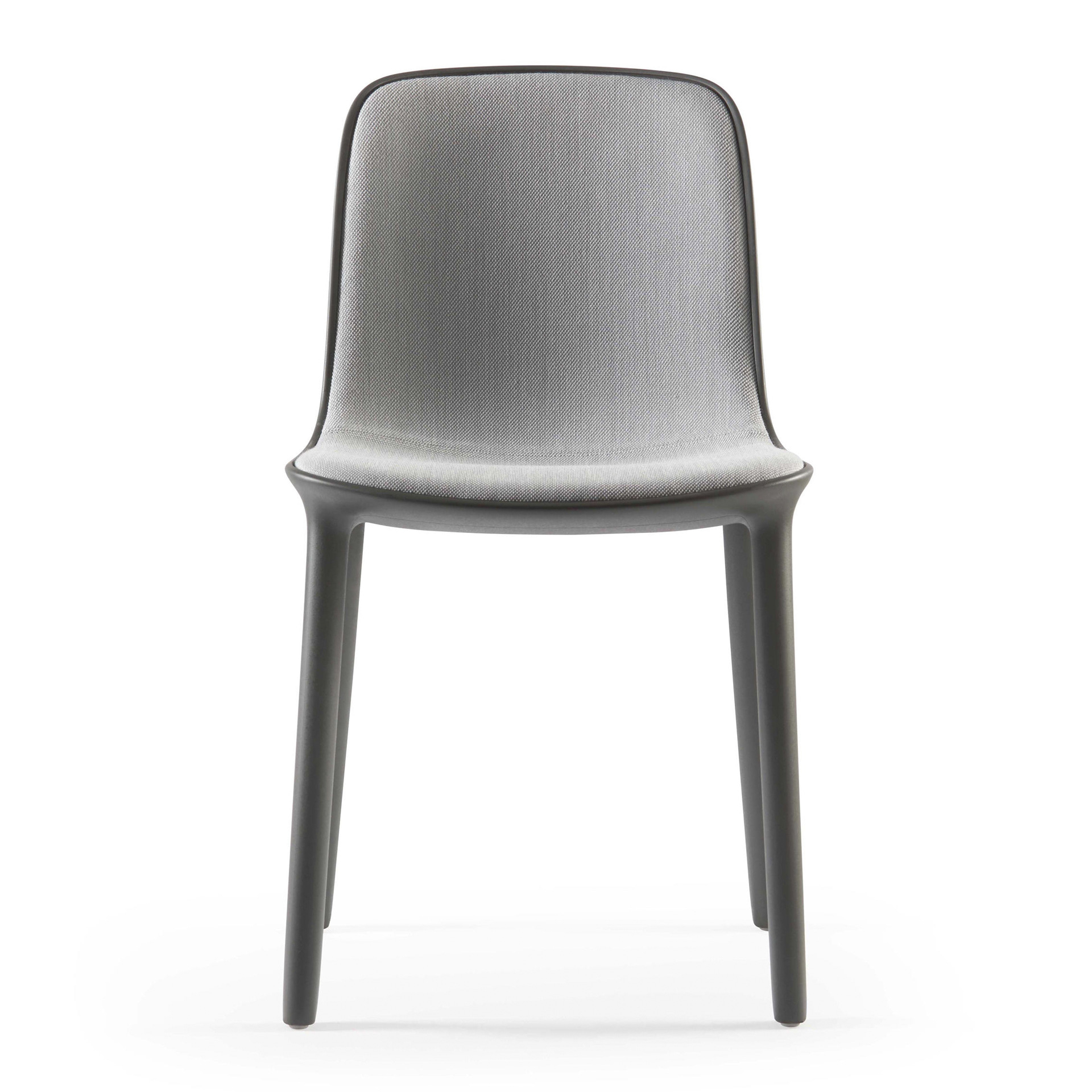 Polypropylene chair with upholstered shell A-Freya