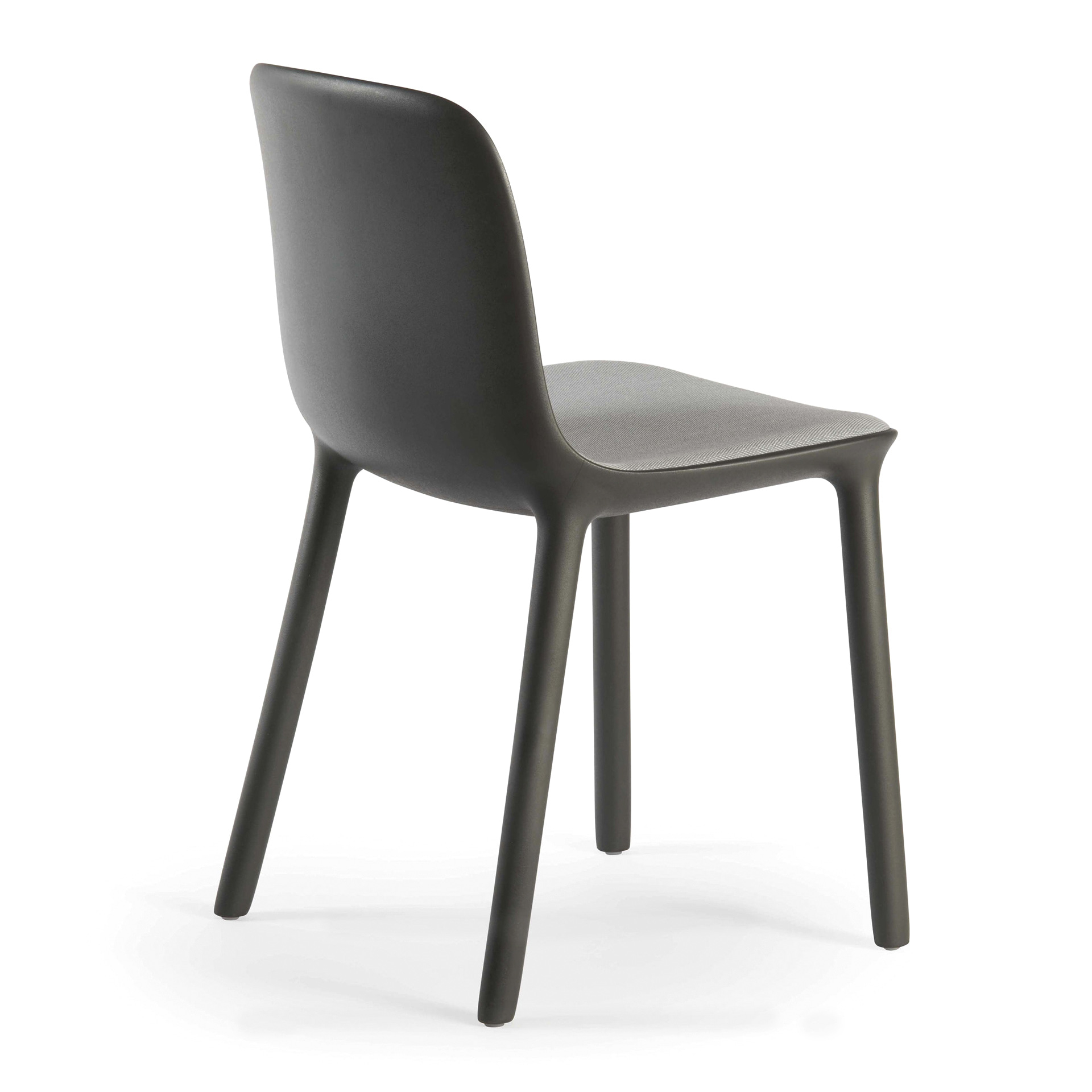 Polypropylene chair with upholstered shell A-Freya