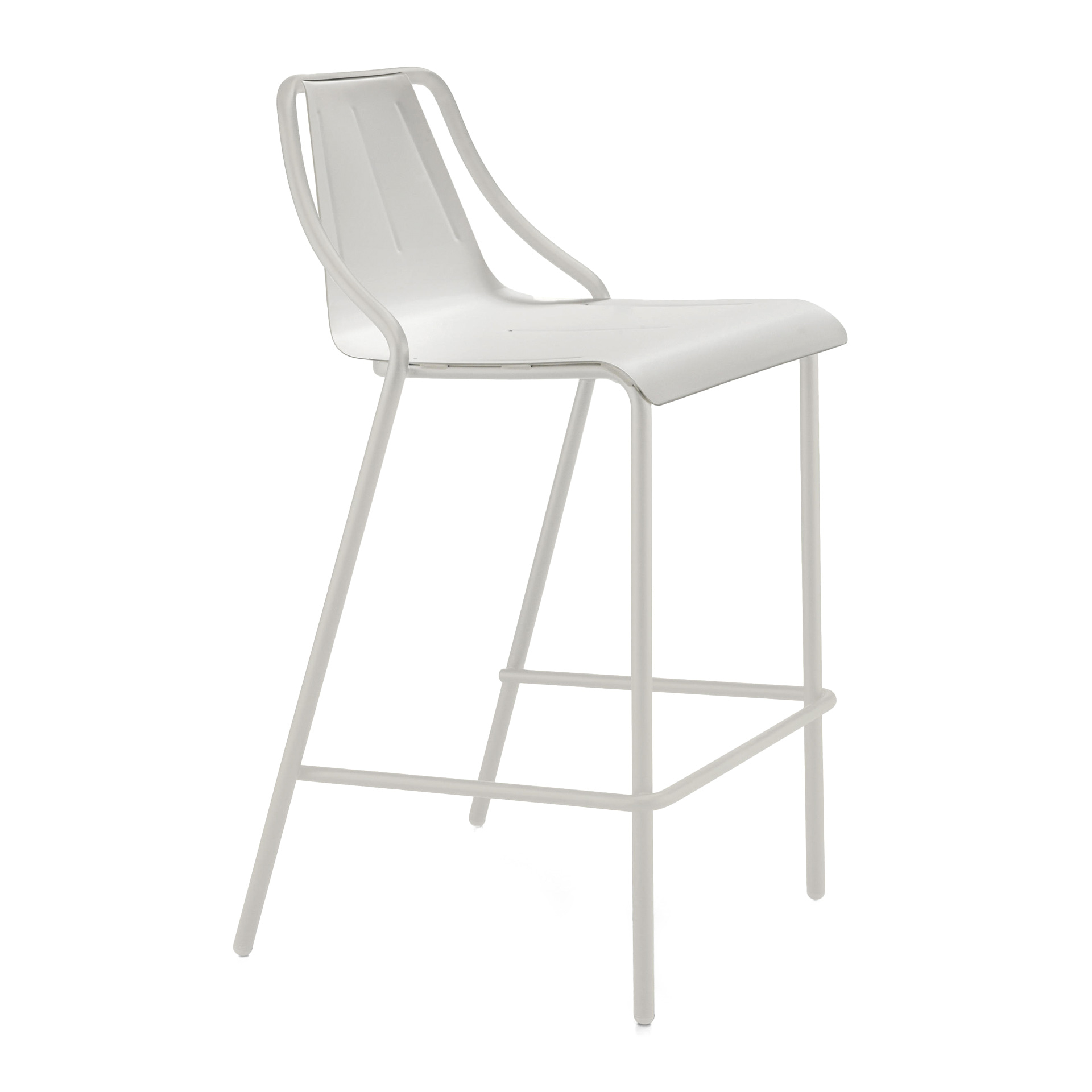 Stackable steel bar stool H-Ola M