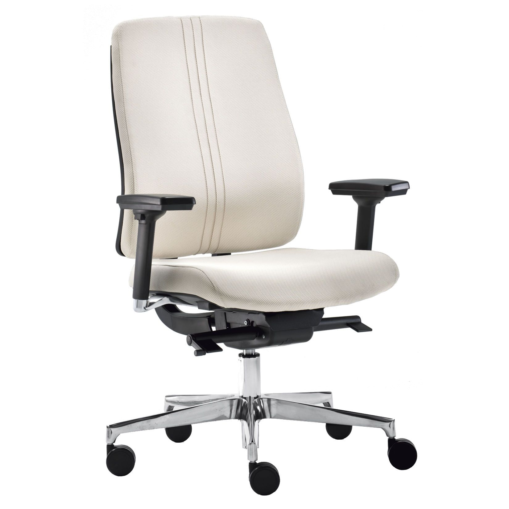Padded back operative chair
