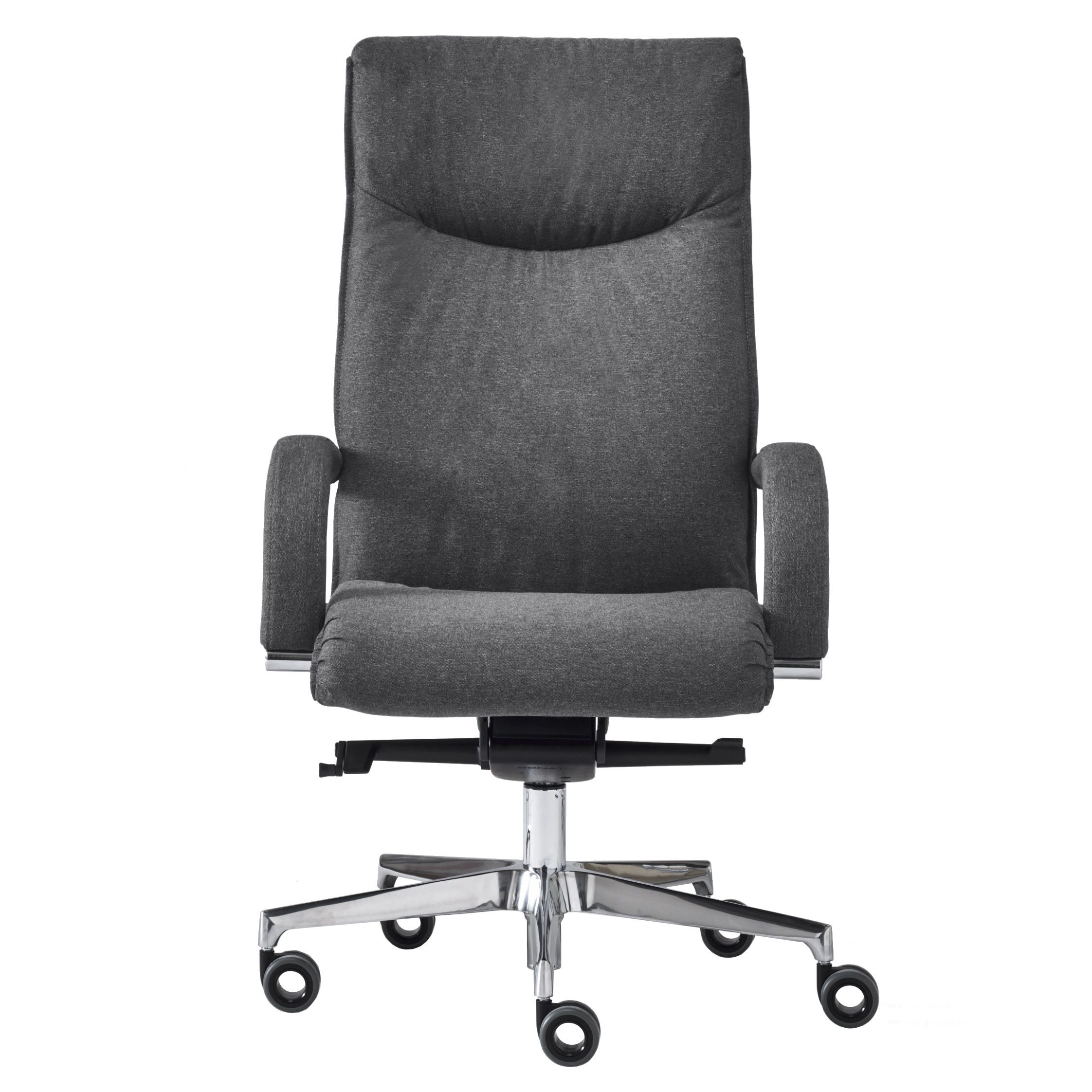 High back executive chair with castors