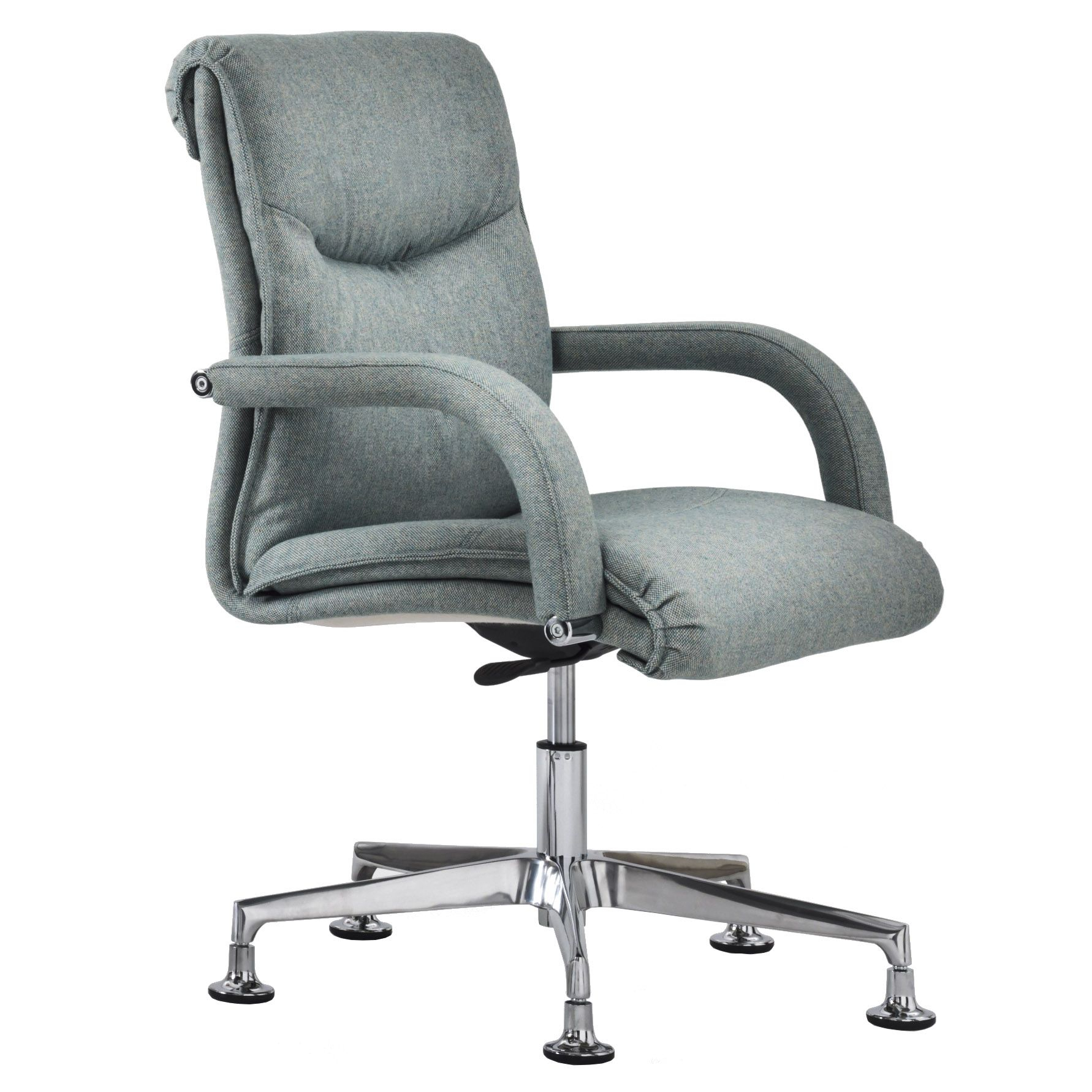 Medium back executive chair with castors
