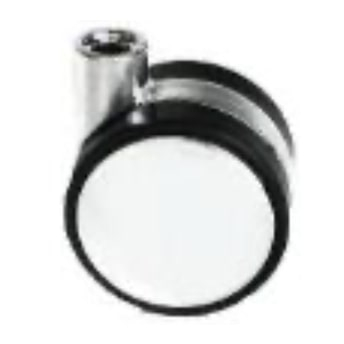 R21 - chromed pivoting hard floor maxi castors  + $13 